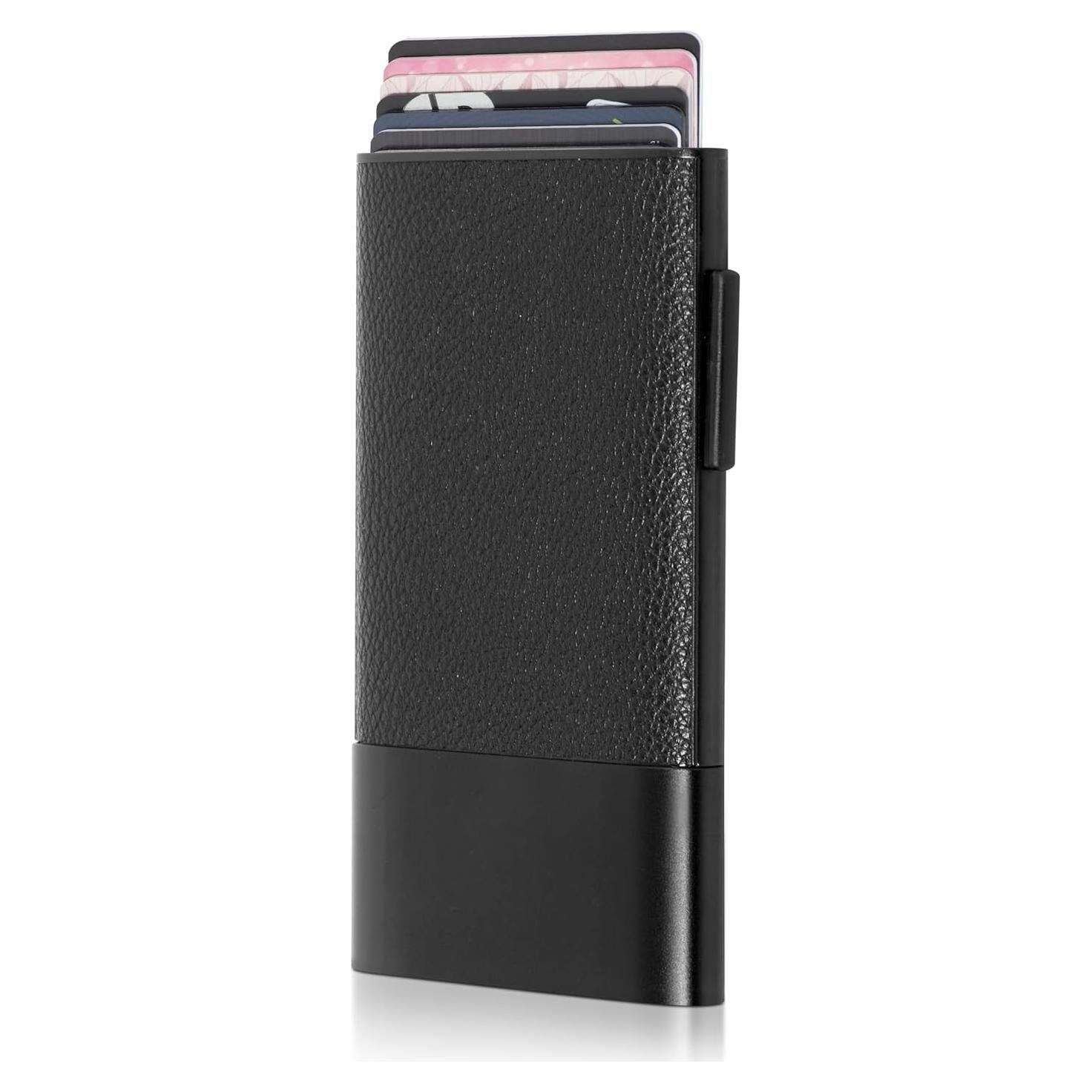 Cartera Minimalista Fidelo para Hombres - Cuero y Aluminio RFID