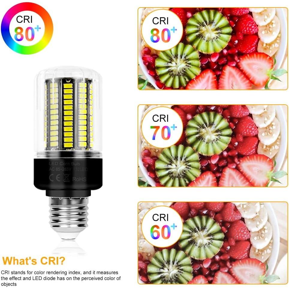 6Pack Bombillas LED 25W DuuToo 3146 Lúmenes E26/E27