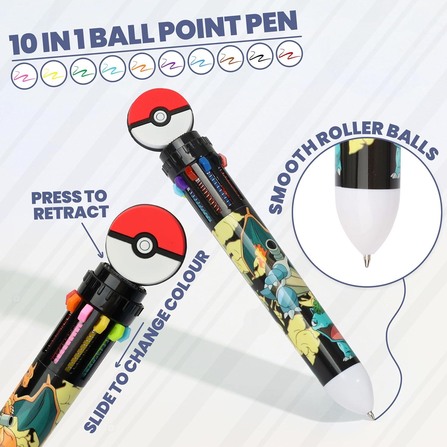 Conjunto de Diario Pokémon F&F con Cerradura y Bolígrafos