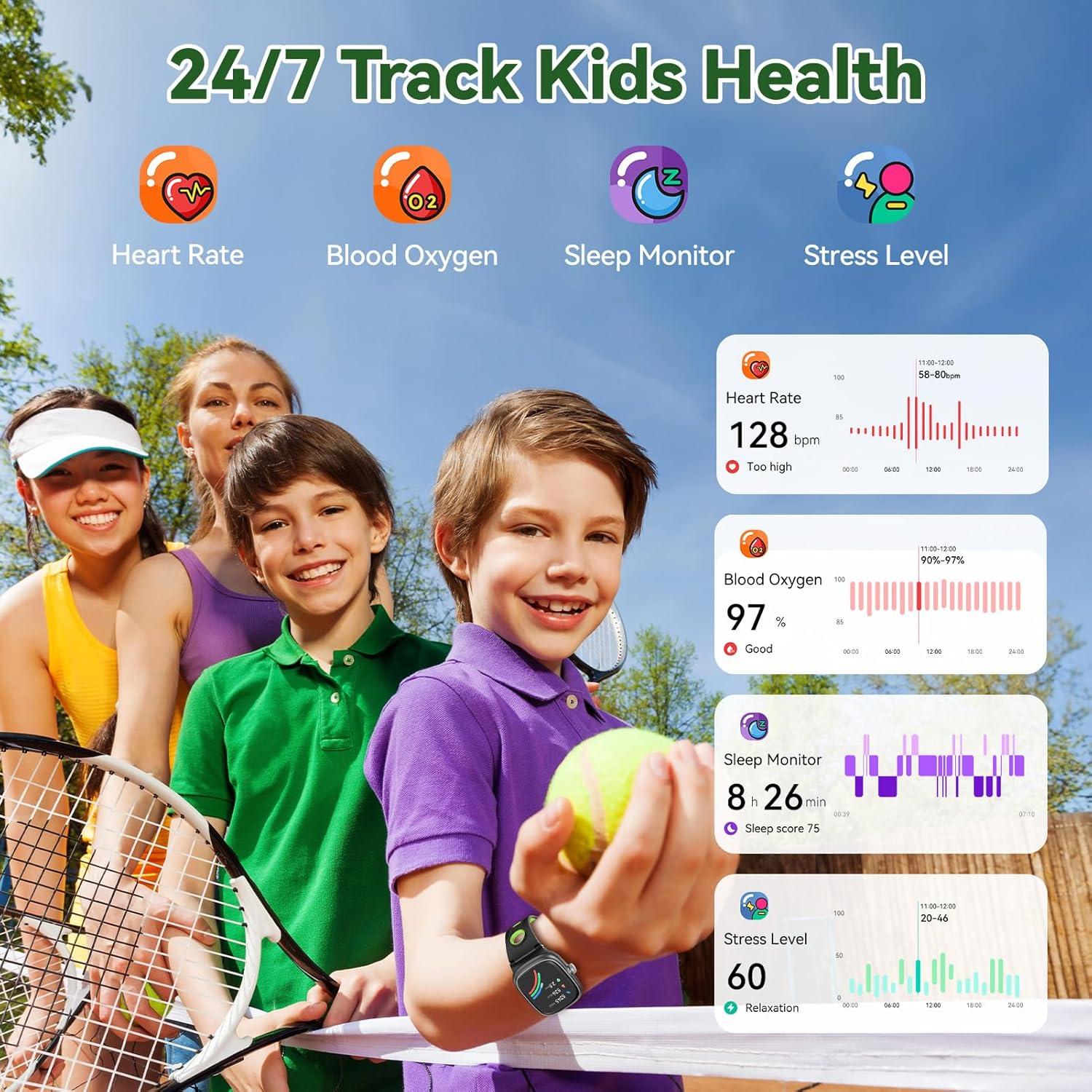 Reloj Inteligente para Niños Anyloop ALK1 Verde/Negro IP68