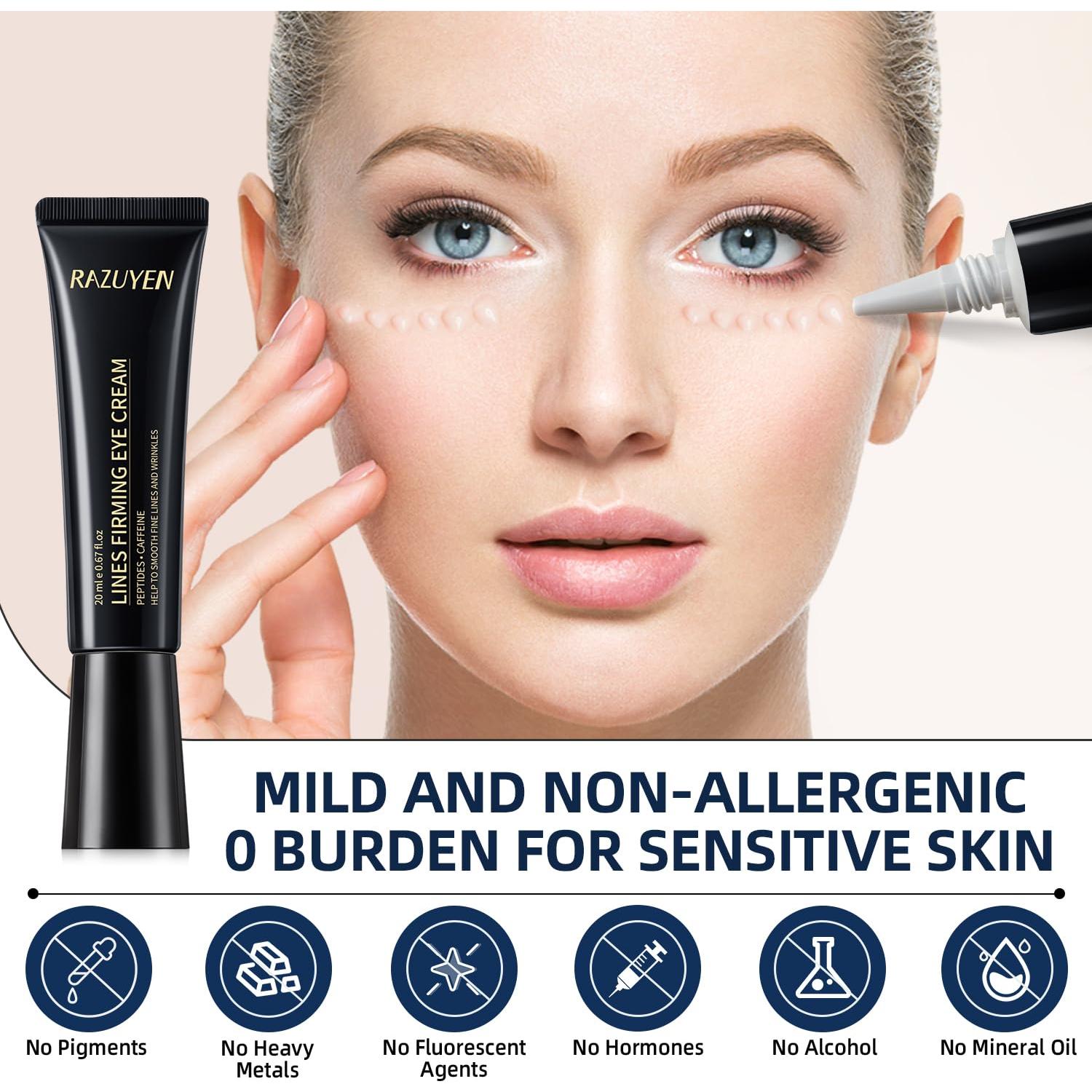 Crema Contorno de Ojos RAZUYEN 20ml Hidratante Antienvejecimiento