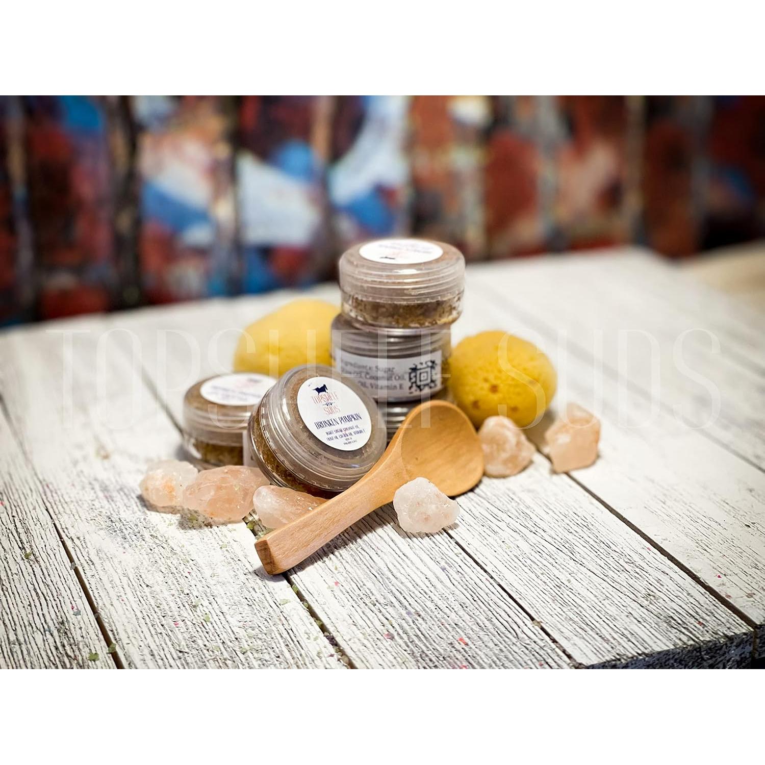 Exfoliante Artesanal de Azúcar y Aceite de Oliva TopShelf Suds