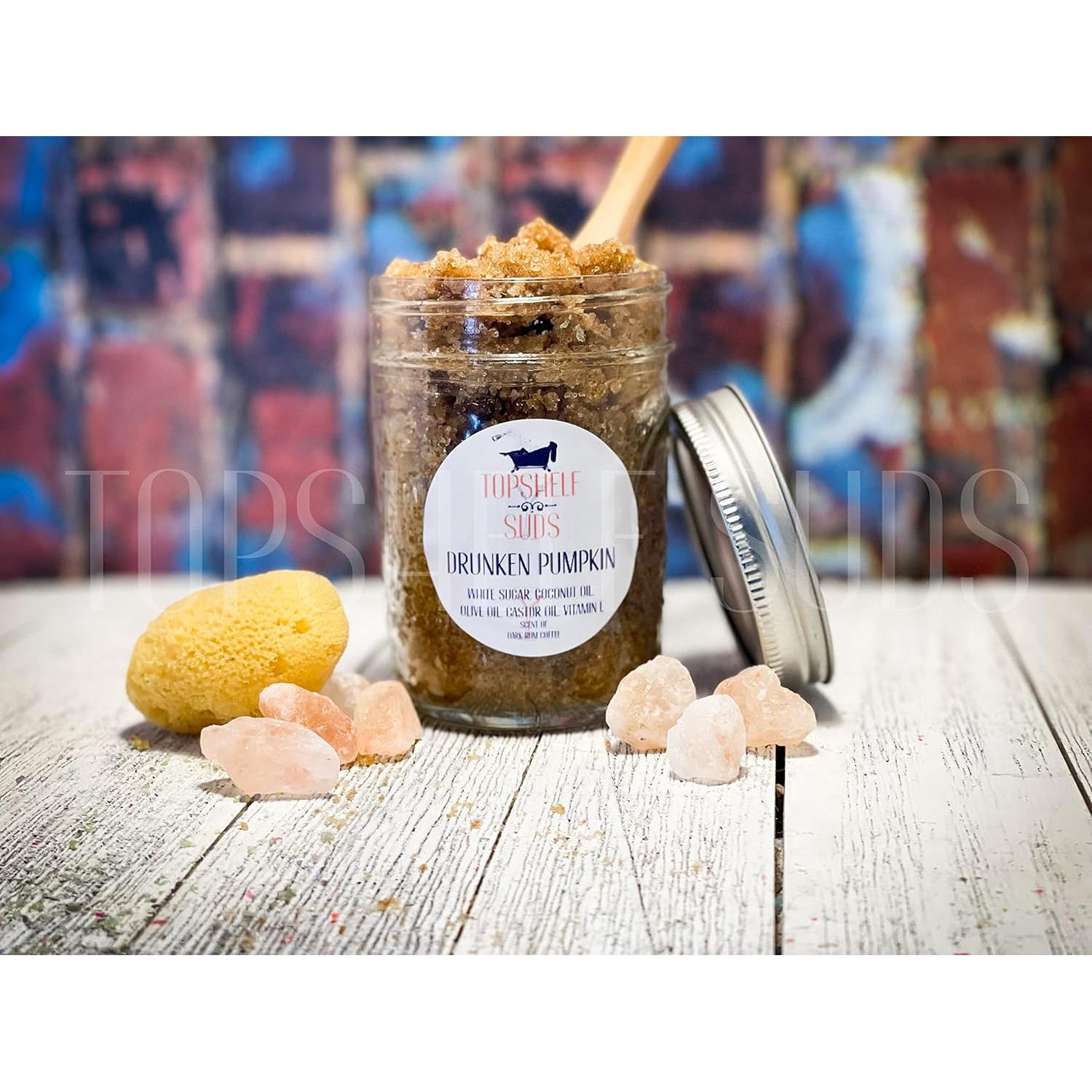 Exfoliante Artesanal de Azúcar y Aceite de Oliva TopShelf Suds