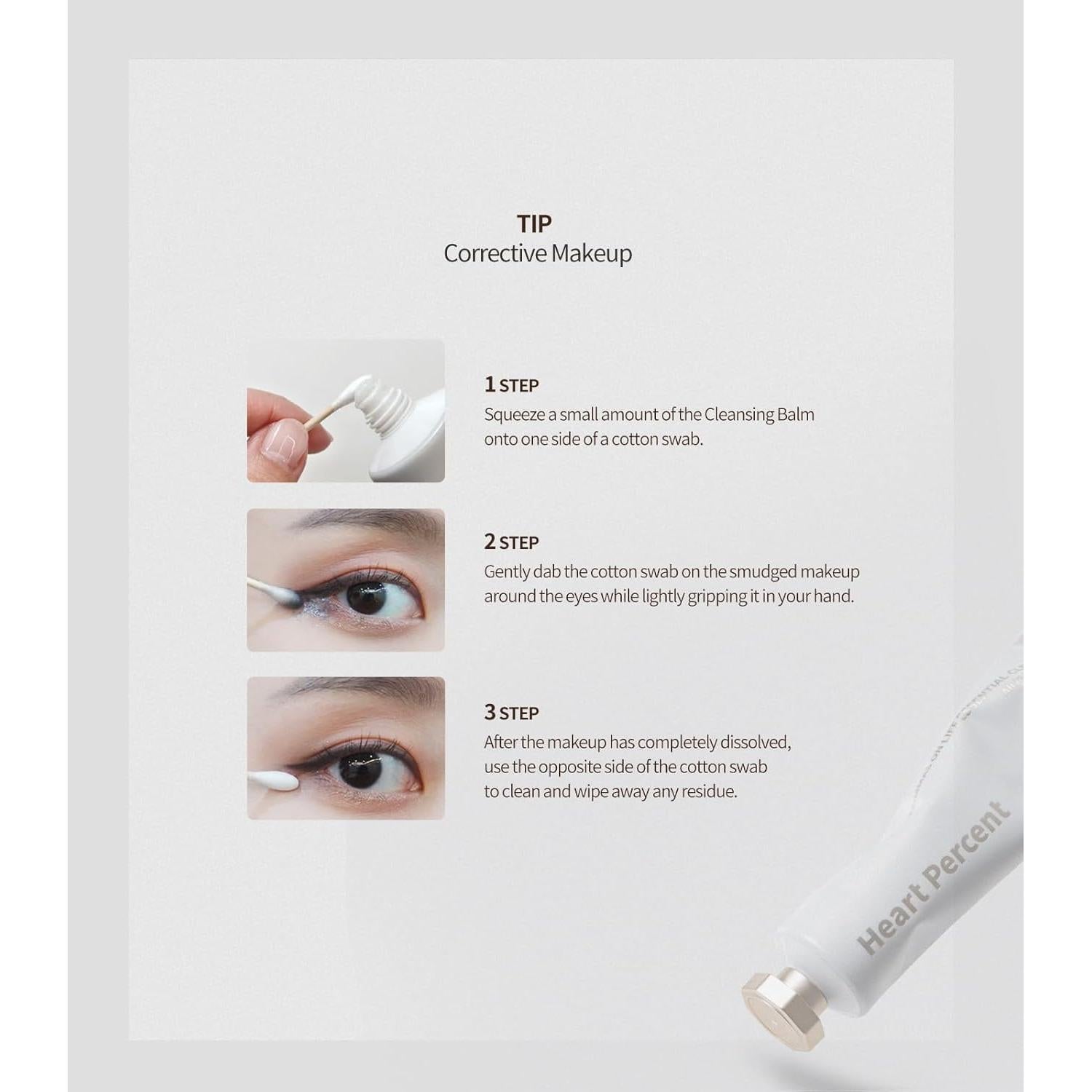 Bálsamo Limpiador Facial Vegano Corazón Porcentual 10ml