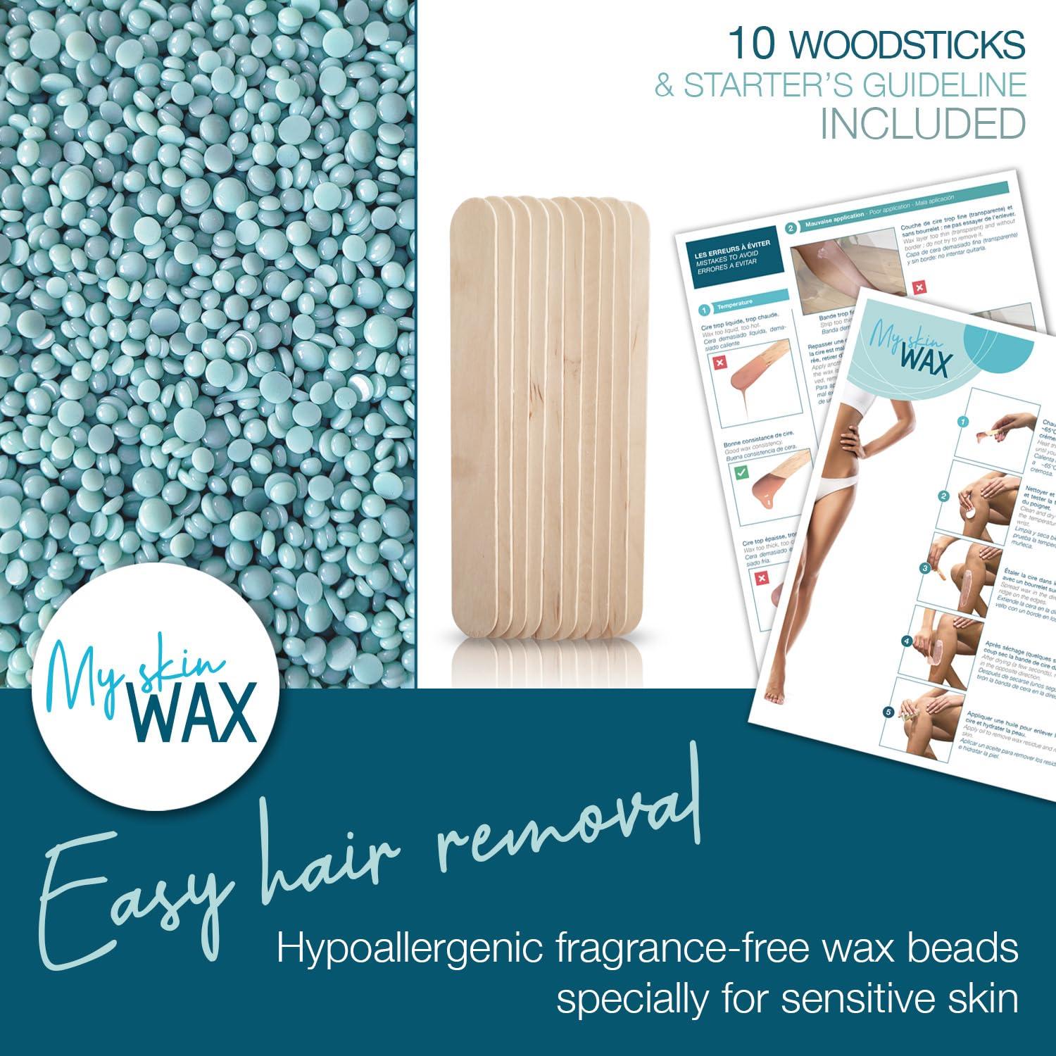 Perlas de Cera Dura Hipoalergénica Mi Cera WAX 396 g