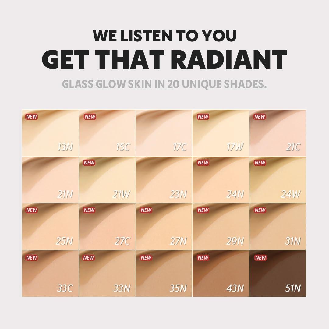 Base de Maquillaje TIRTIR Aura Glow Cushion 4.4 ml Marfil Claro