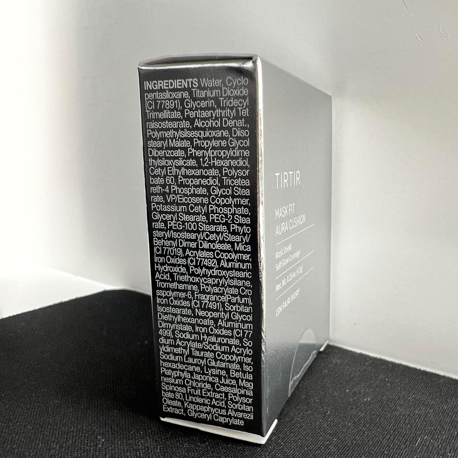 Base de Maquillaje TIRTIR Aura Glow Cushion 4.4 ml Marfil Claro
