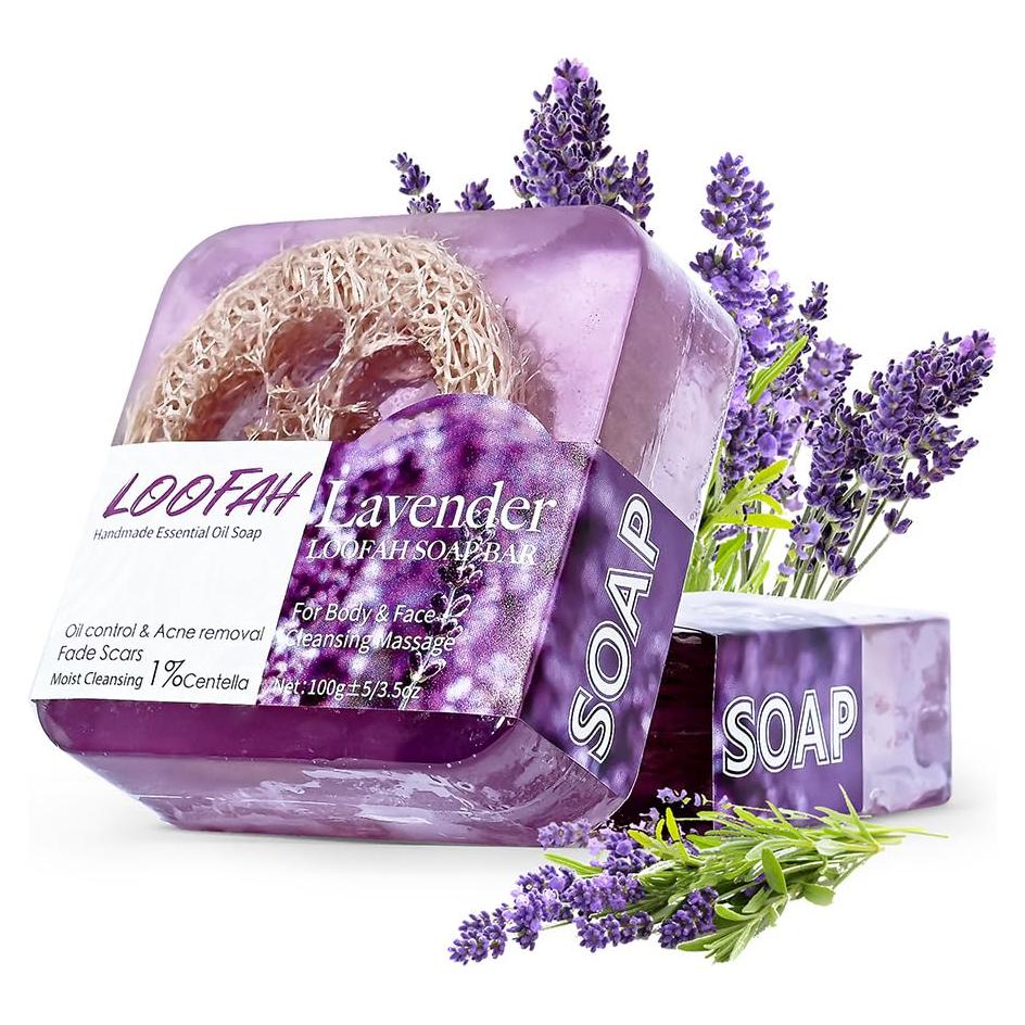 Jabón Orgánico de Aceite Esencial de Lavanda 100g - Easilydays