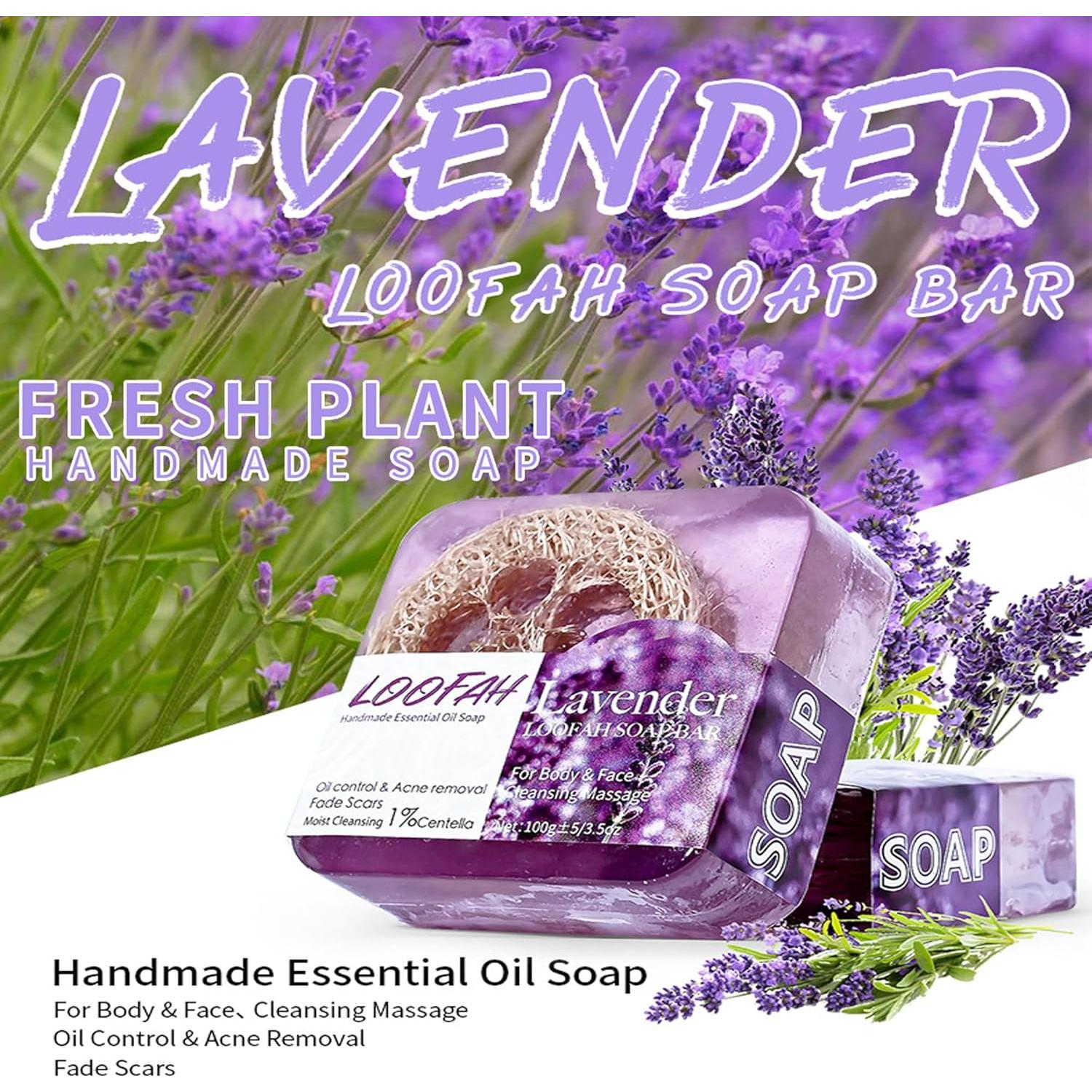 Jabón Orgánico de Aceite Esencial de Lavanda 100g - Easilydays