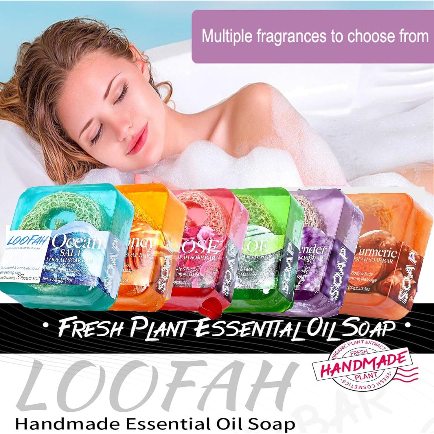 Jabón Orgánico Hecho a Mano Easilydays con Miel y Lufa 100g