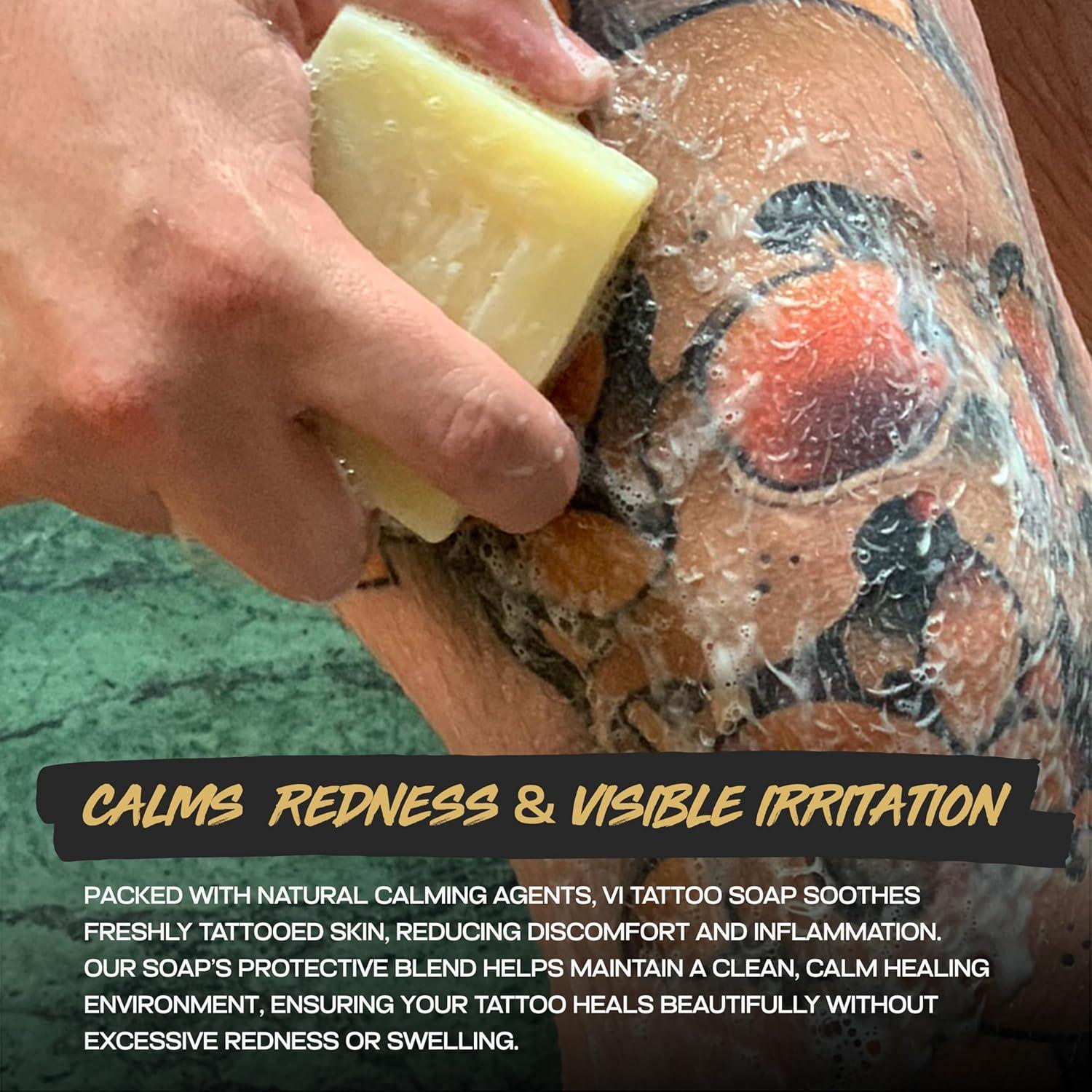 Jabón Post-Tatuaje VI 113g Vegano con Manteca de Karité