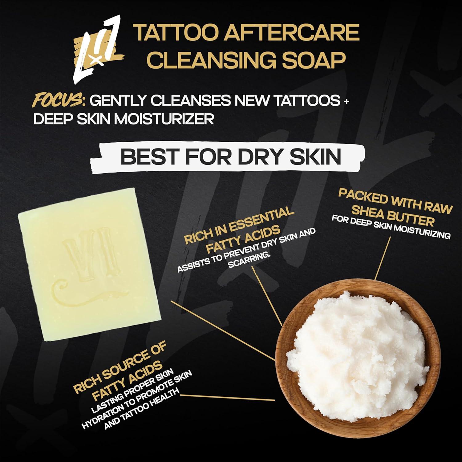 Jabón Post-Tatuaje VI 113g Vegano con Manteca de Karité