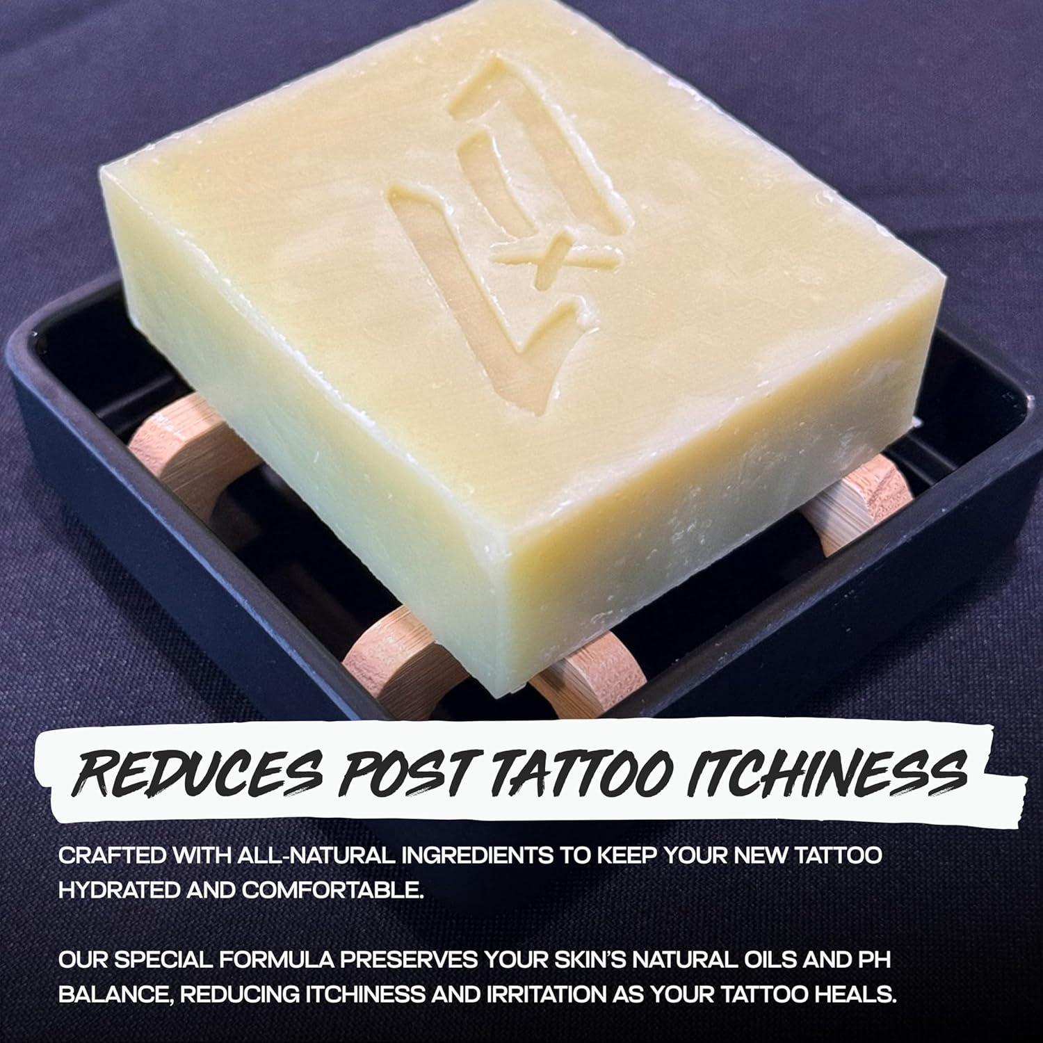 Jabón Post-Tatuaje VI 113g Vegano con Manteca de Karité