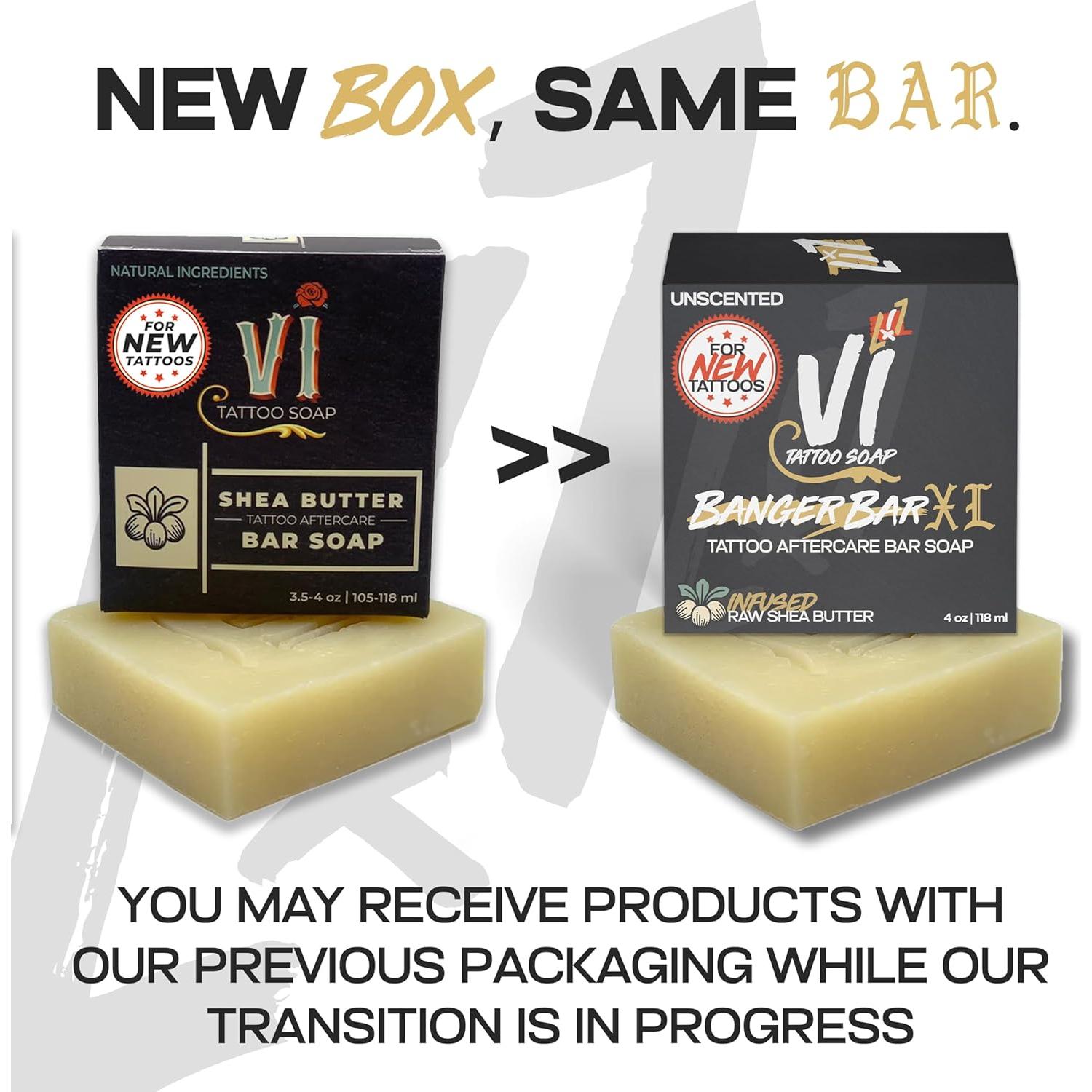 Jabón Post-Tatuaje VI 113g Vegano con Manteca de Karité