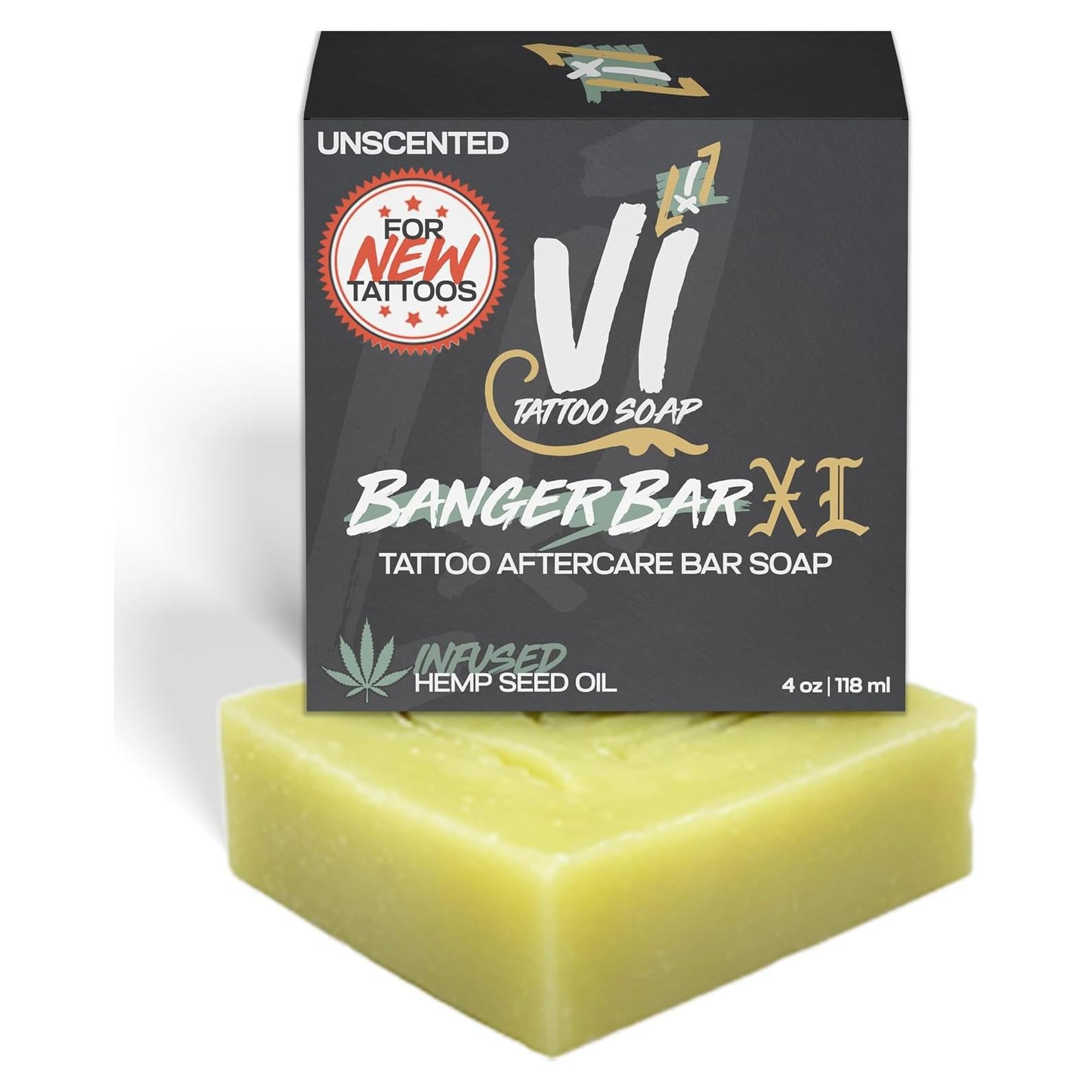 Jabón de Cuidado Post-Tatuaje Banger Bar XL 113g Vegano