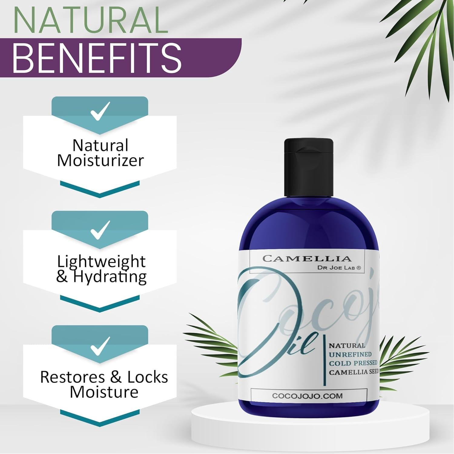 Aceite de Semilla de Camelia Orgánico Dr Joe Lab 30 ml - Hidratante Vegano