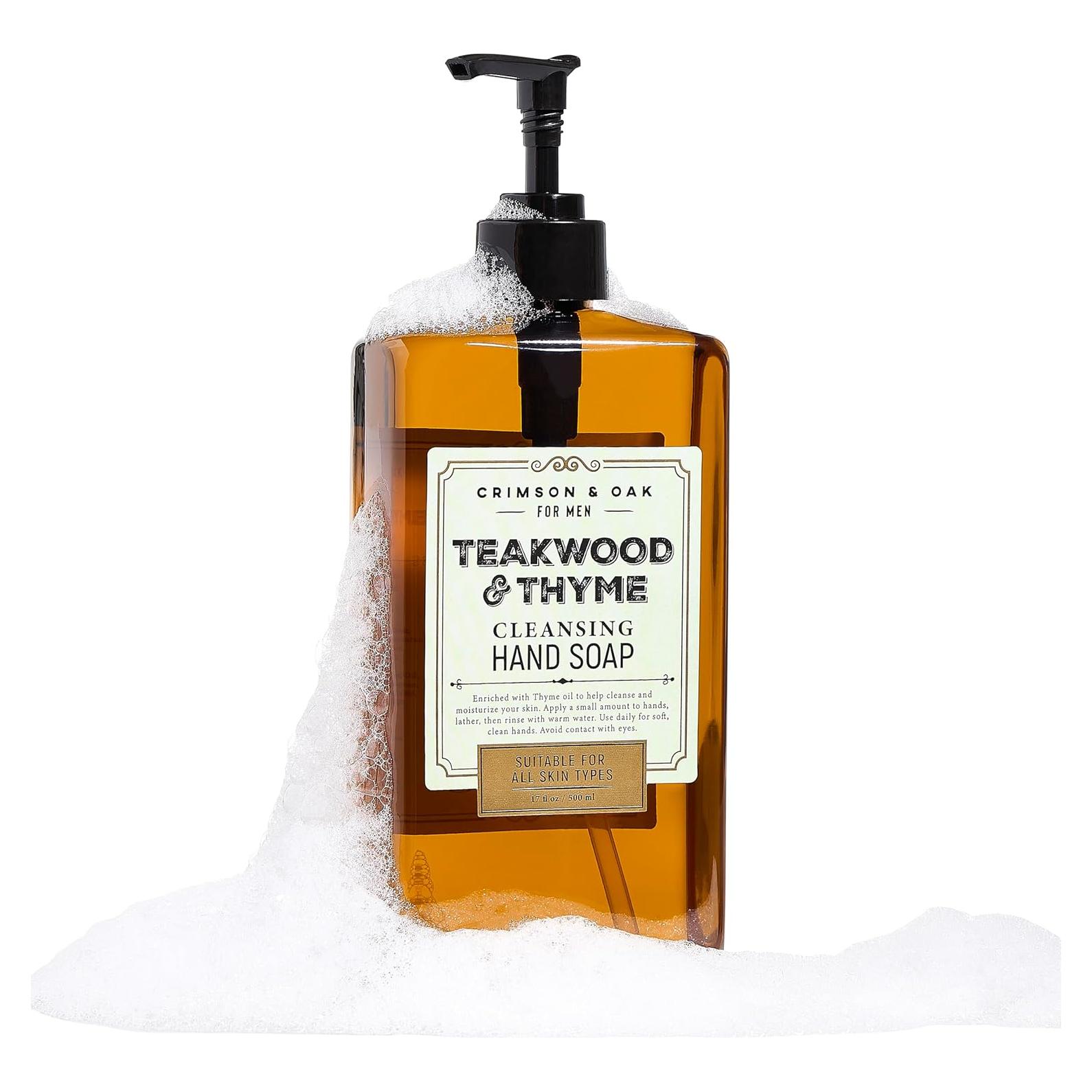 Jabón de Manos Líquido Crimson & Oak 500 ml Madera de Teak y Tomillo