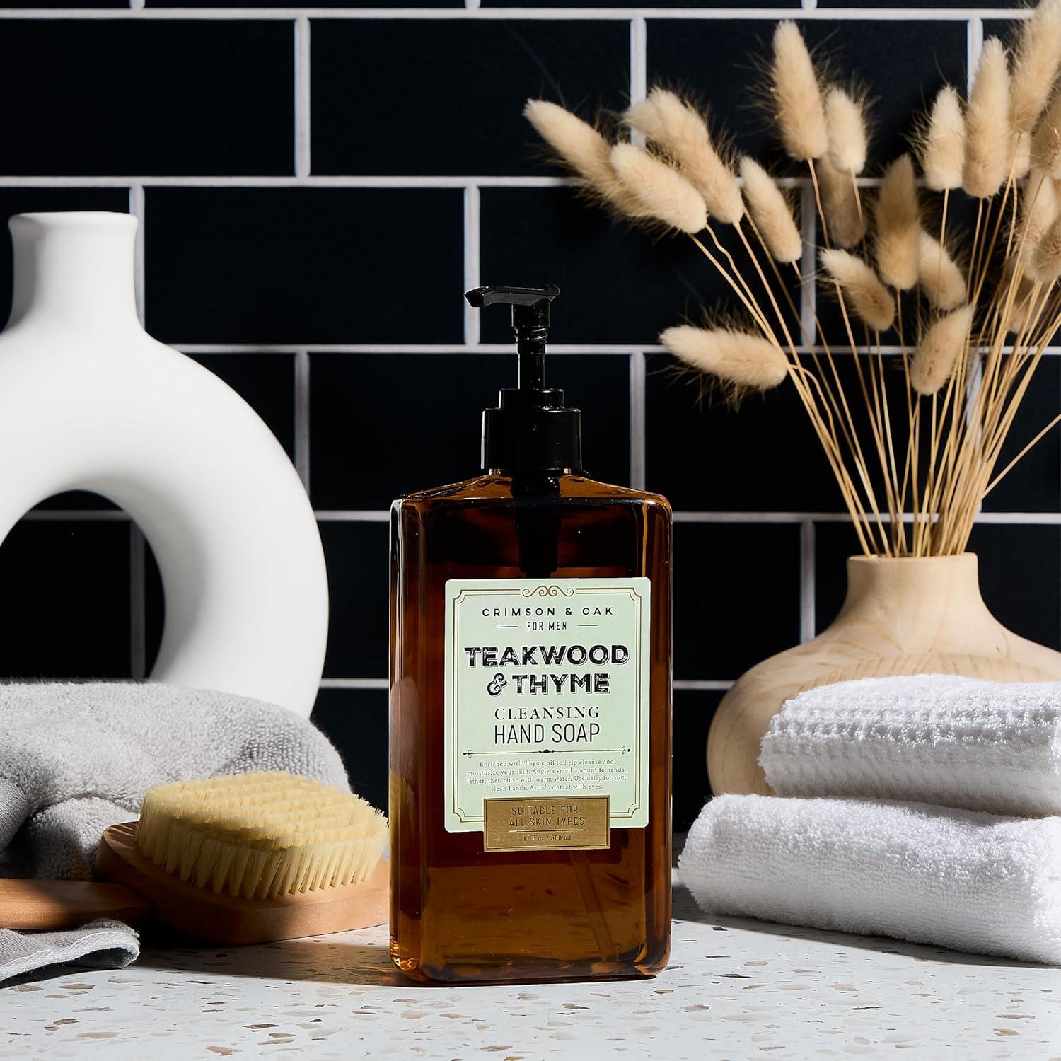 Jabón de Manos Líquido Crimson & Oak 500 ml Madera de Teak y Tomillo