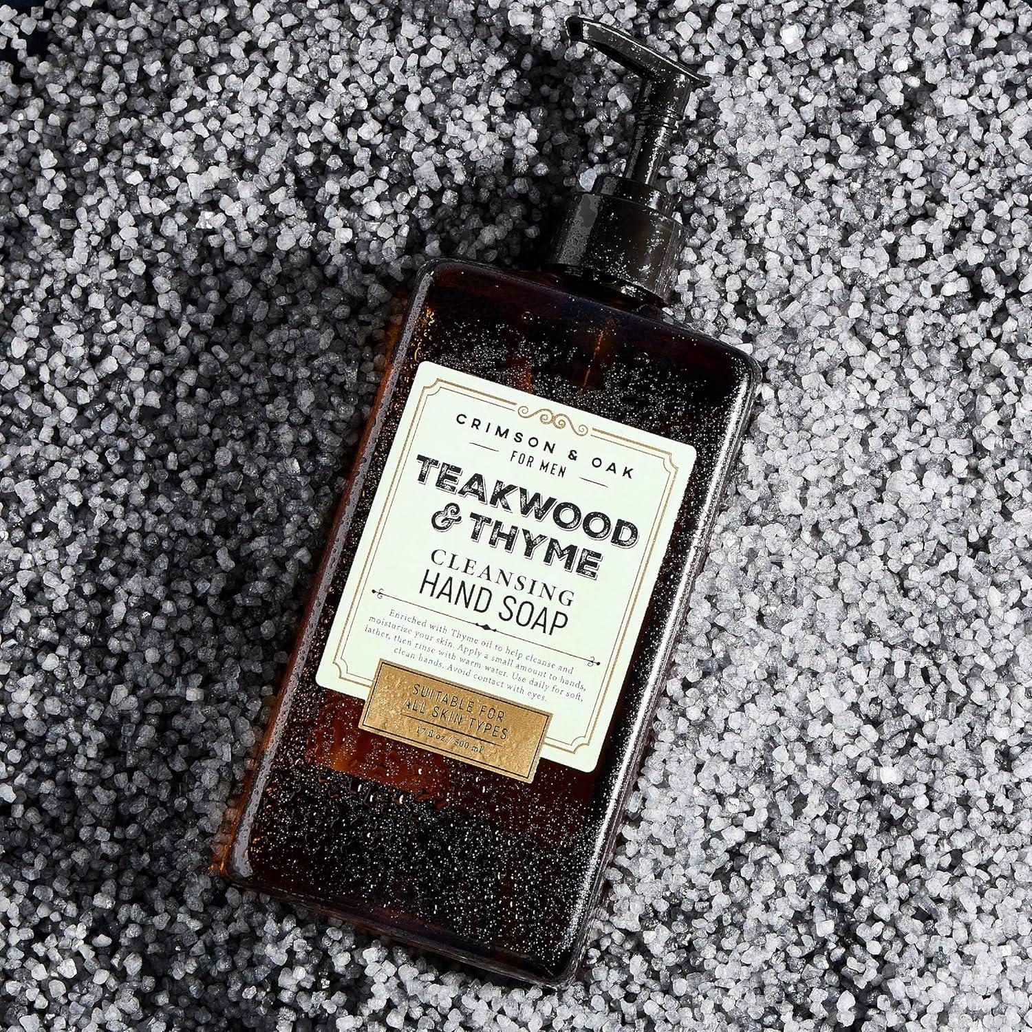 Jabón de Manos Líquido Crimson & Oak 500 ml Madera de Teak y Tomillo