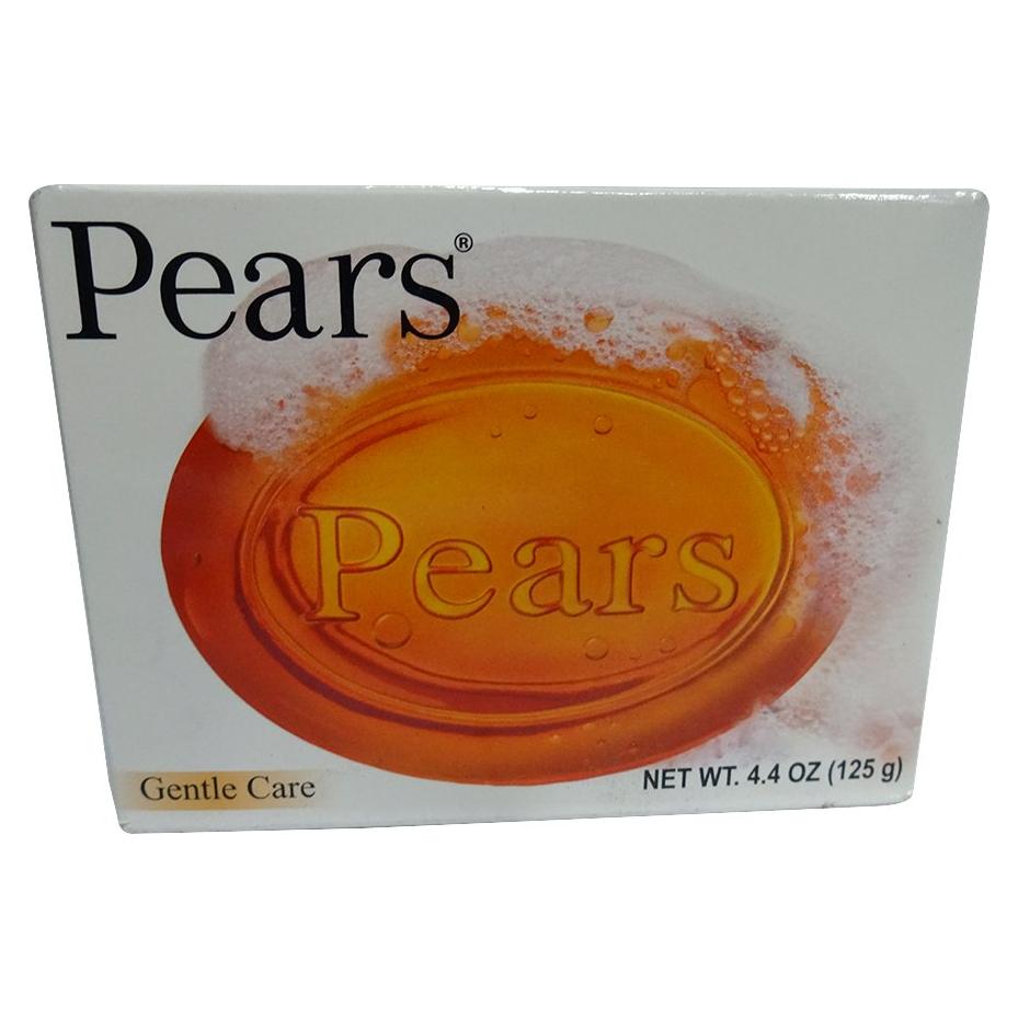 Jabón Pears Cuidado Suave Transparente 125 g - Paquete de 3