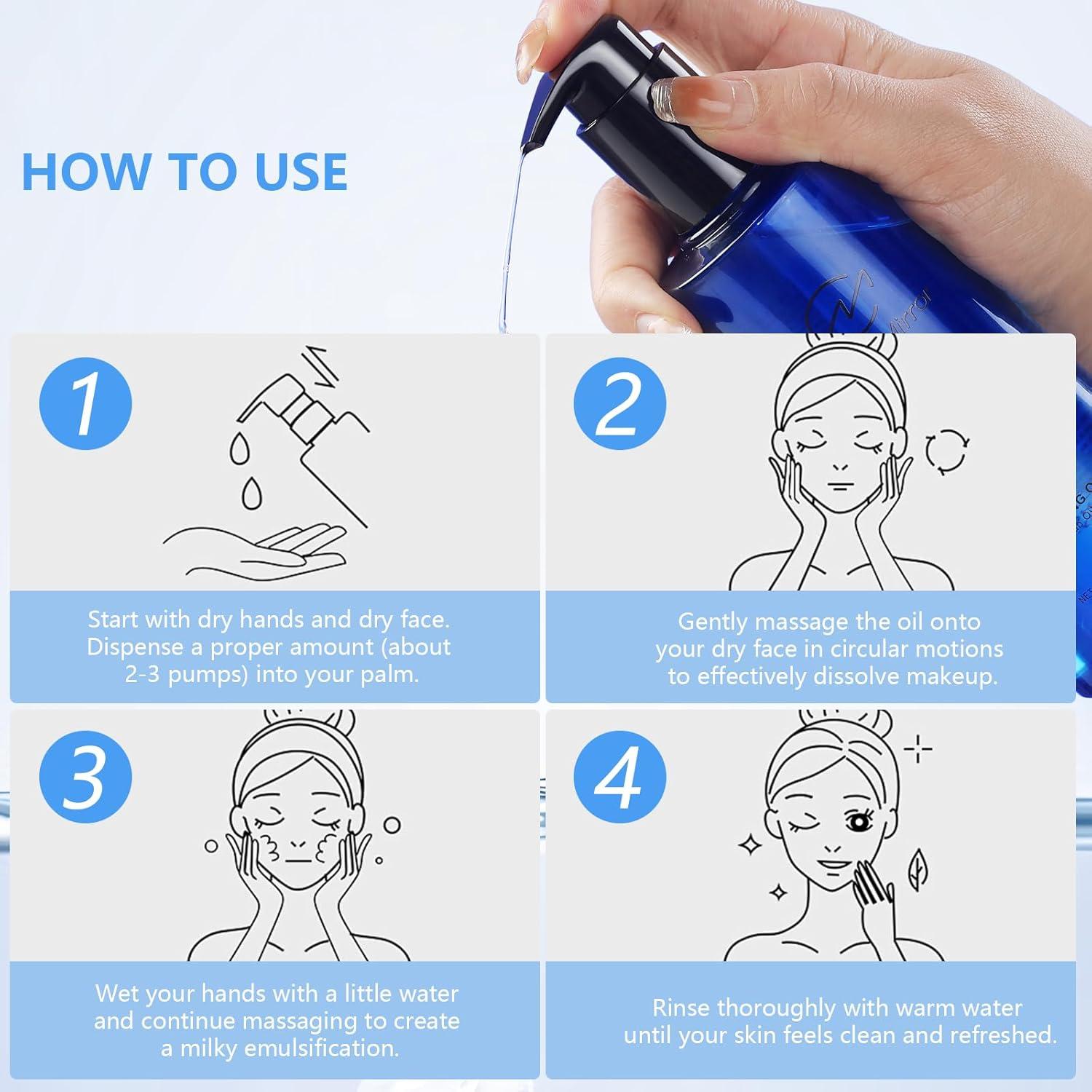 Aceite Limpiador Profundo Argán 200ml - Control Suave de Poros