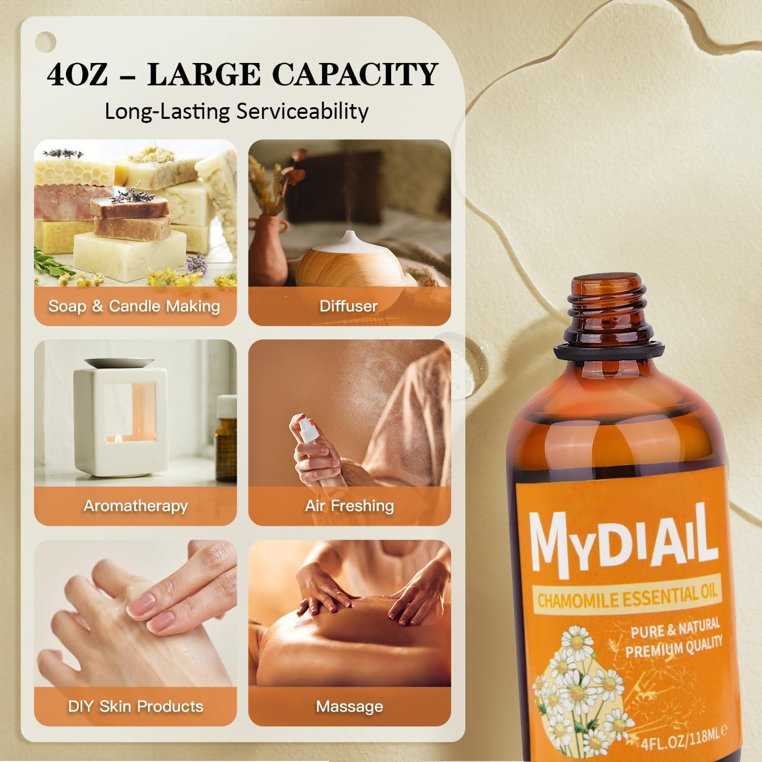 Aceite Esencial de Manzanilla MYDIAIL 118ml - Aromaterapia y DIY