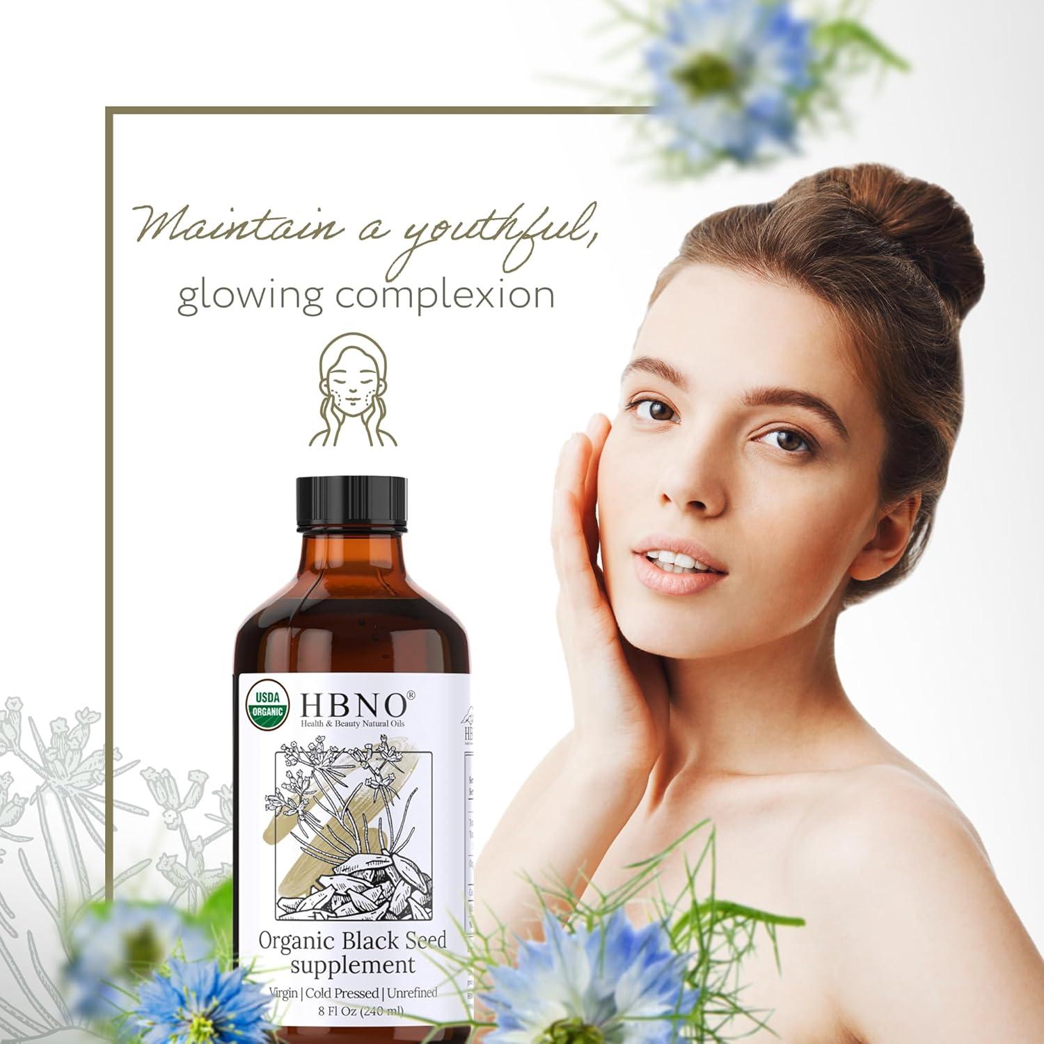 Aceite de Semilla Negra Orgánico HBNO 240ml Prensado en Frío