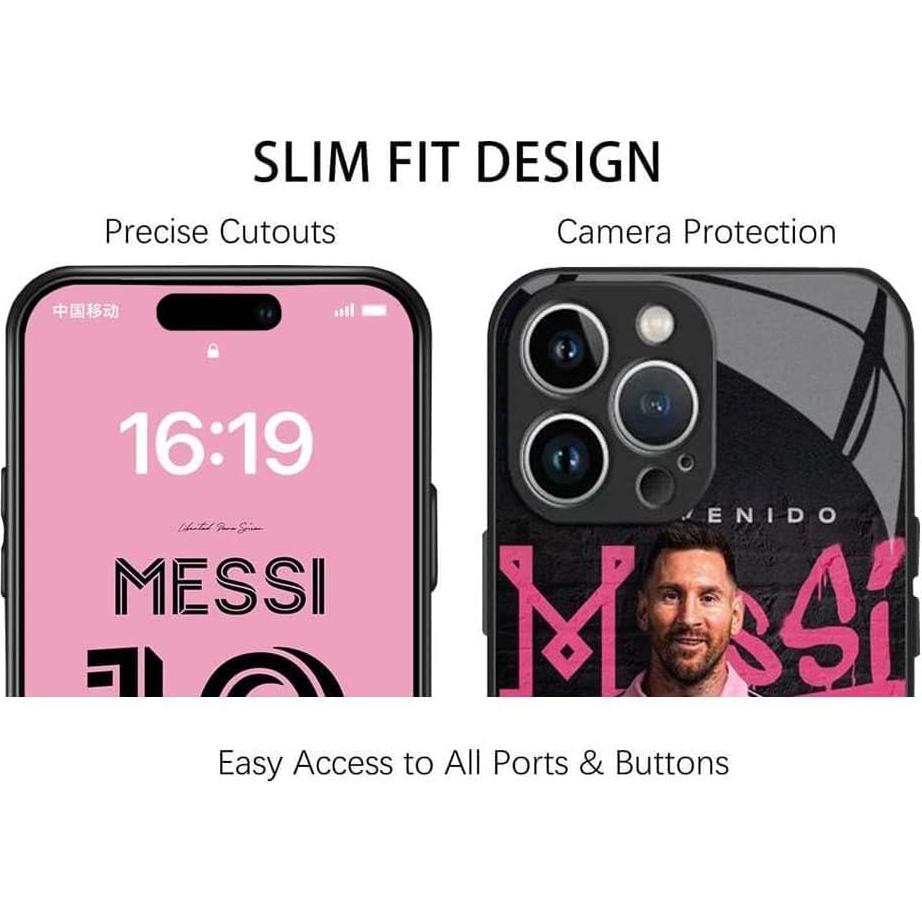 Funda ZERMU para iPhone 16 Pro Max 6.9" Fútbol #10 Protección Completa