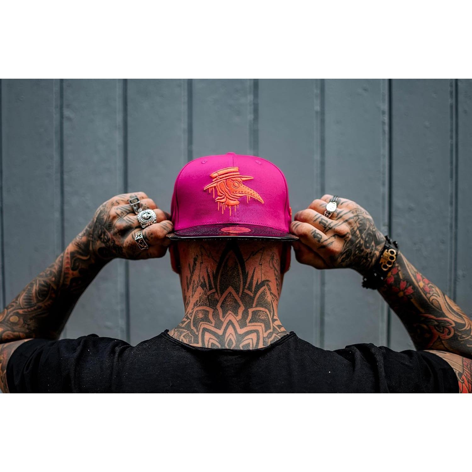 Gorra Snapback Unisex Capiche Rosa Plaga de Muerte