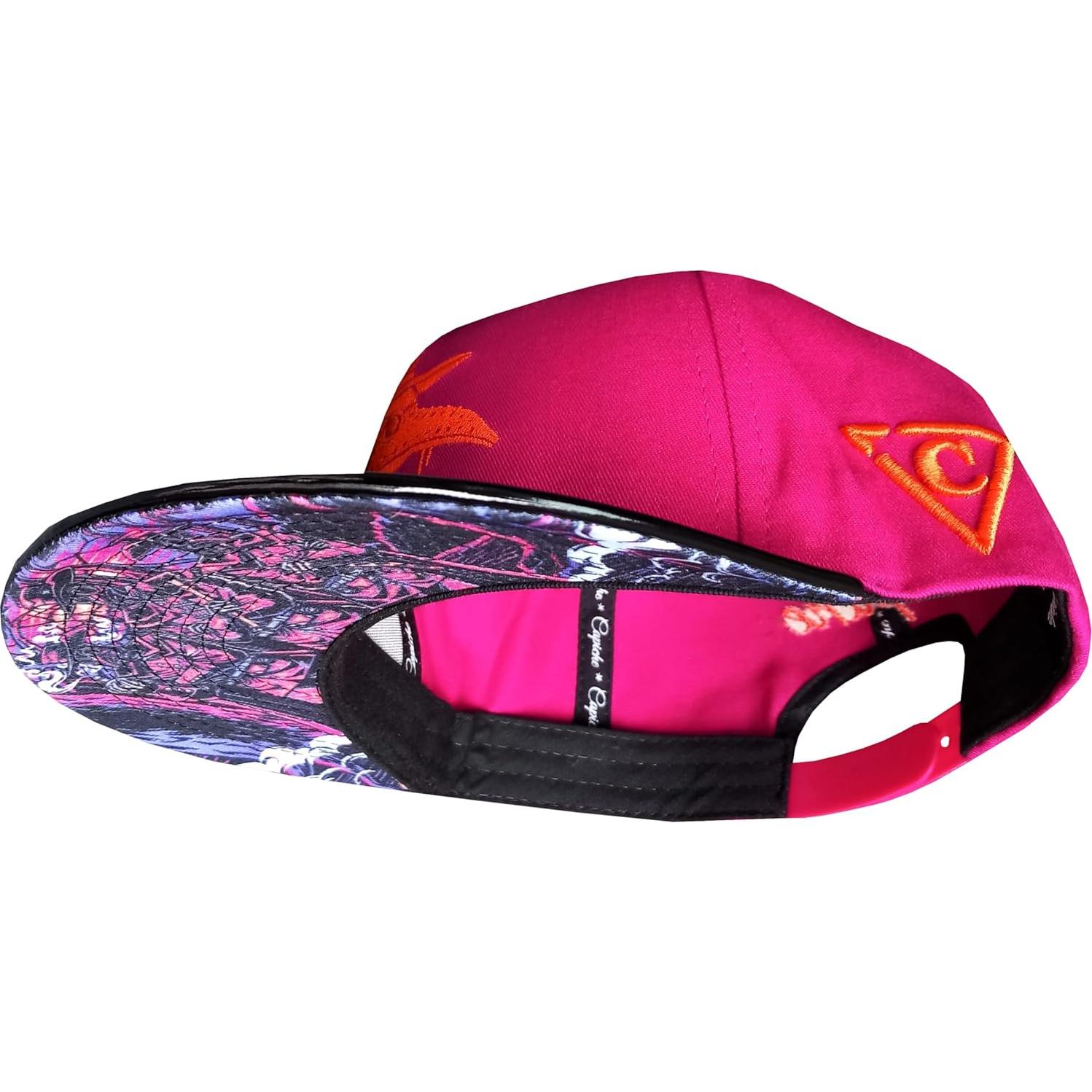 Gorra Snapback Unisex Capiche Rosa Plaga de Muerte