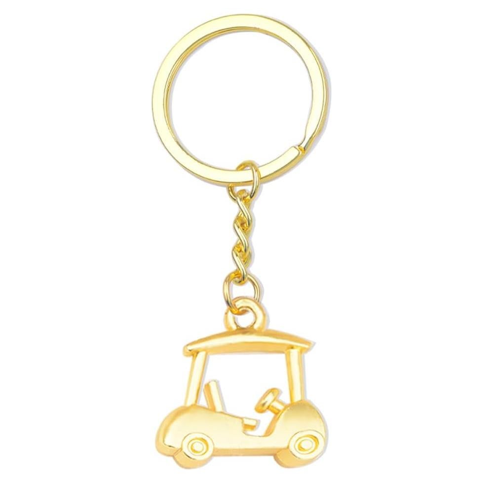 Sport Keychain for Player Fans Coach Birthday Gifts for Friend Christmas Gifts Soccer Softball Gymnastic Golf Cart