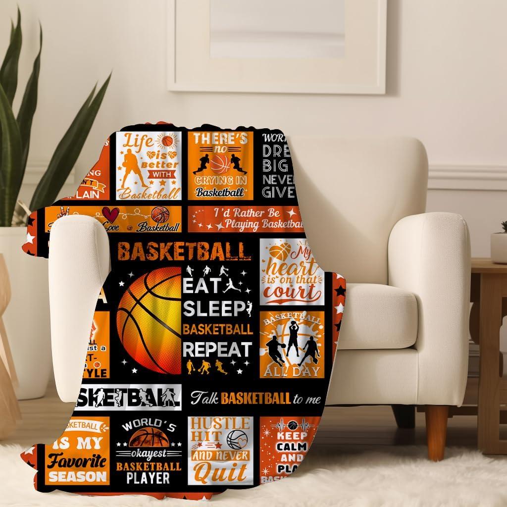 Manta de Franela DikiTeenz Baloncesto 127x102 cm Regalo Niños
