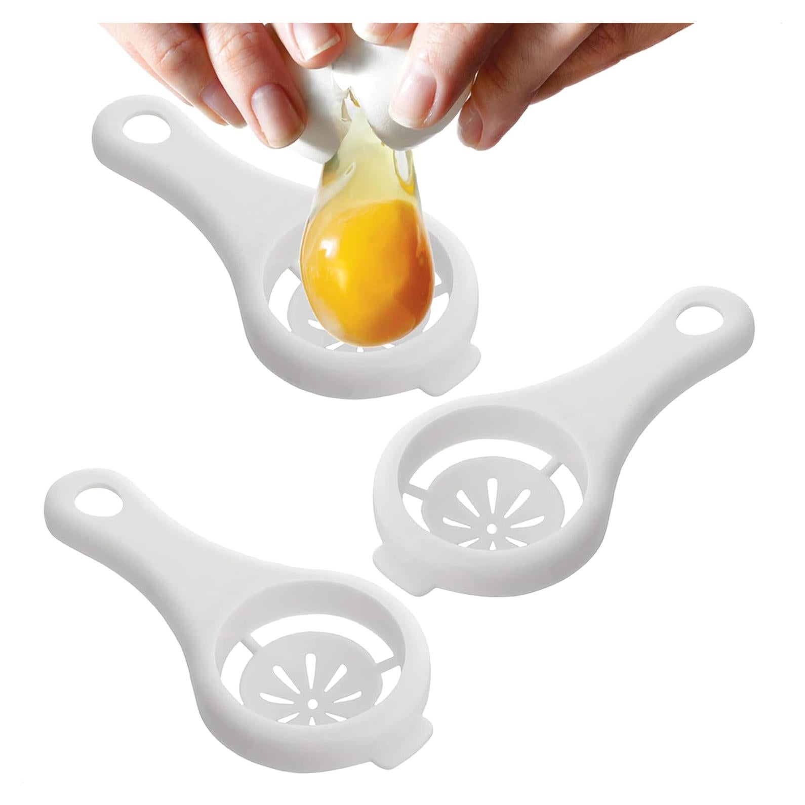 Separador de Yema de Huevo HYQO - 3 Piezas de Plástico