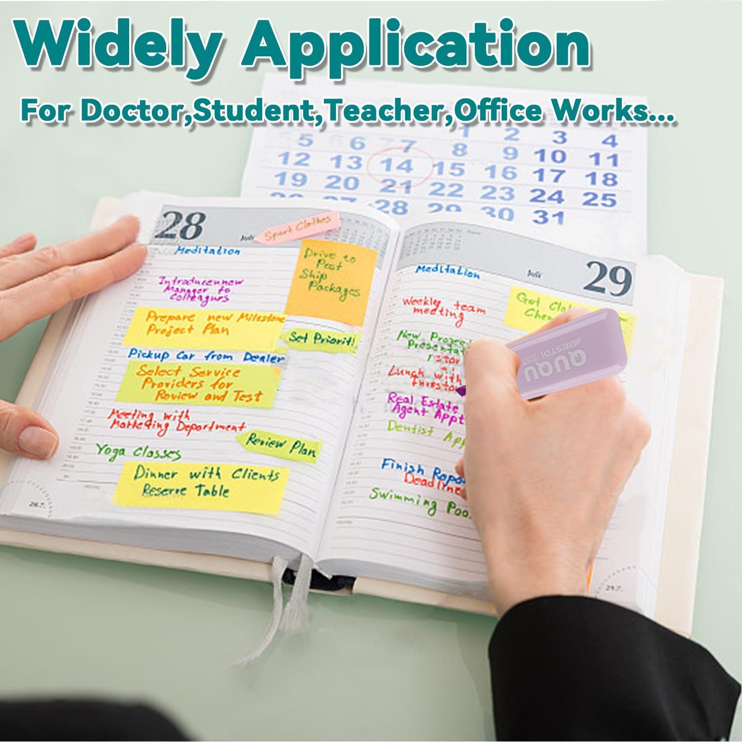 Paquete de 18 Marcadores Resaltadores Hidaily Oso Kawaii