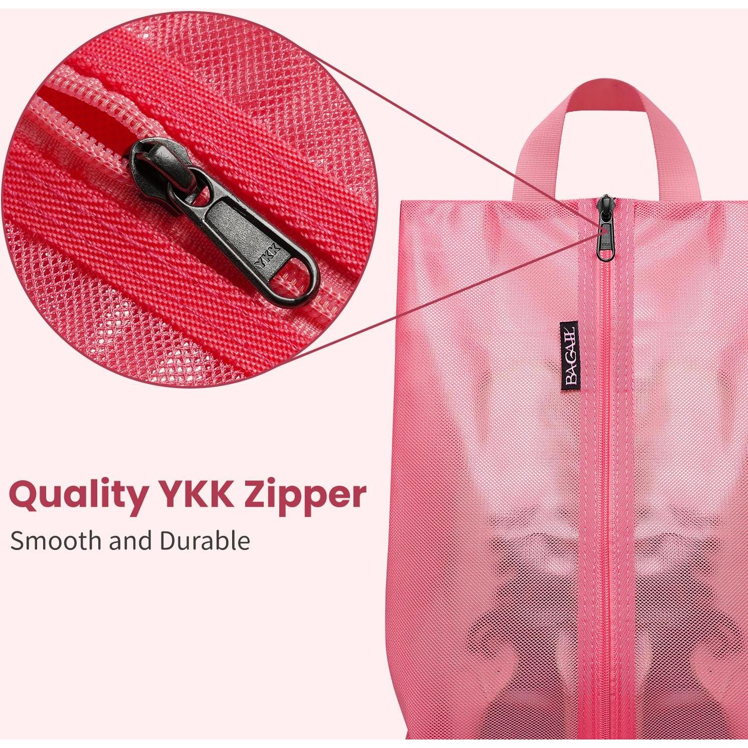 Bolsas de Zapatos Bagail para Viaje 43x25x13cm Coral 2pcs