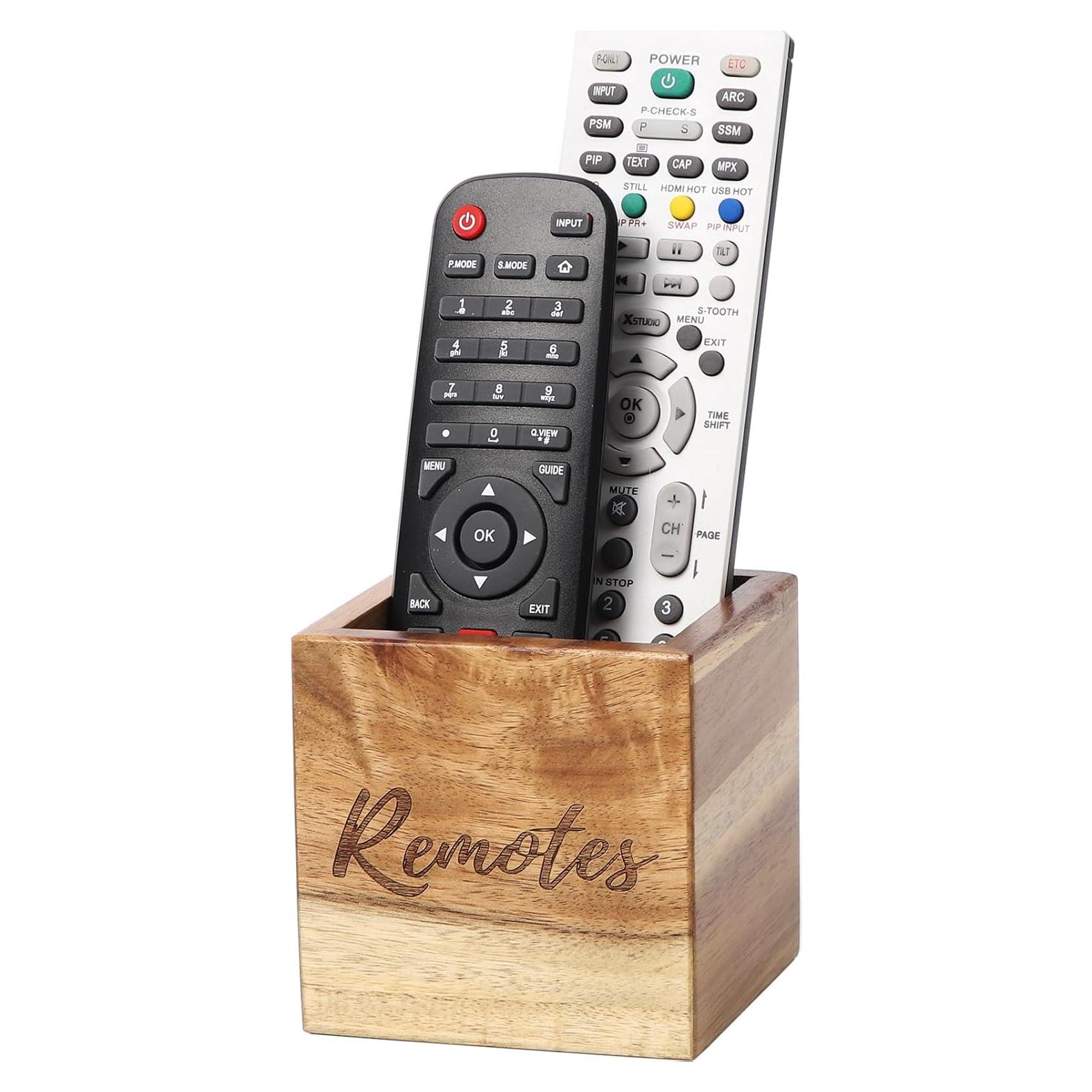 Soporte para Control Remoto de Madera Acacia COOLEX 8.9 cm