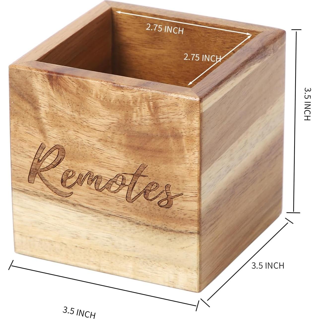 Soporte para Control Remoto de Madera Acacia COOLEX 8.9 cm