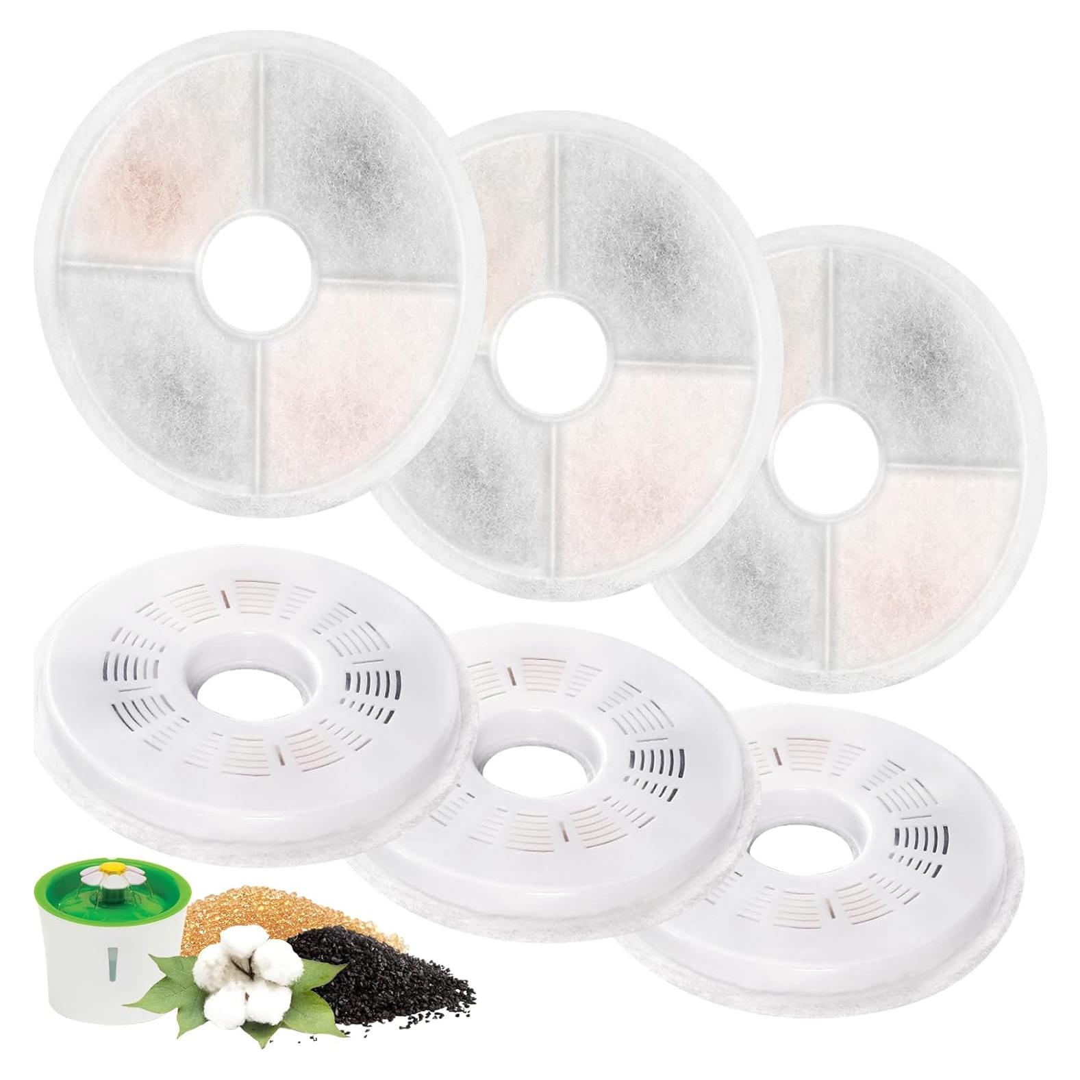 Filtros de Reemplazo Porens para Fuente de Agua 3L - Paquete de 6