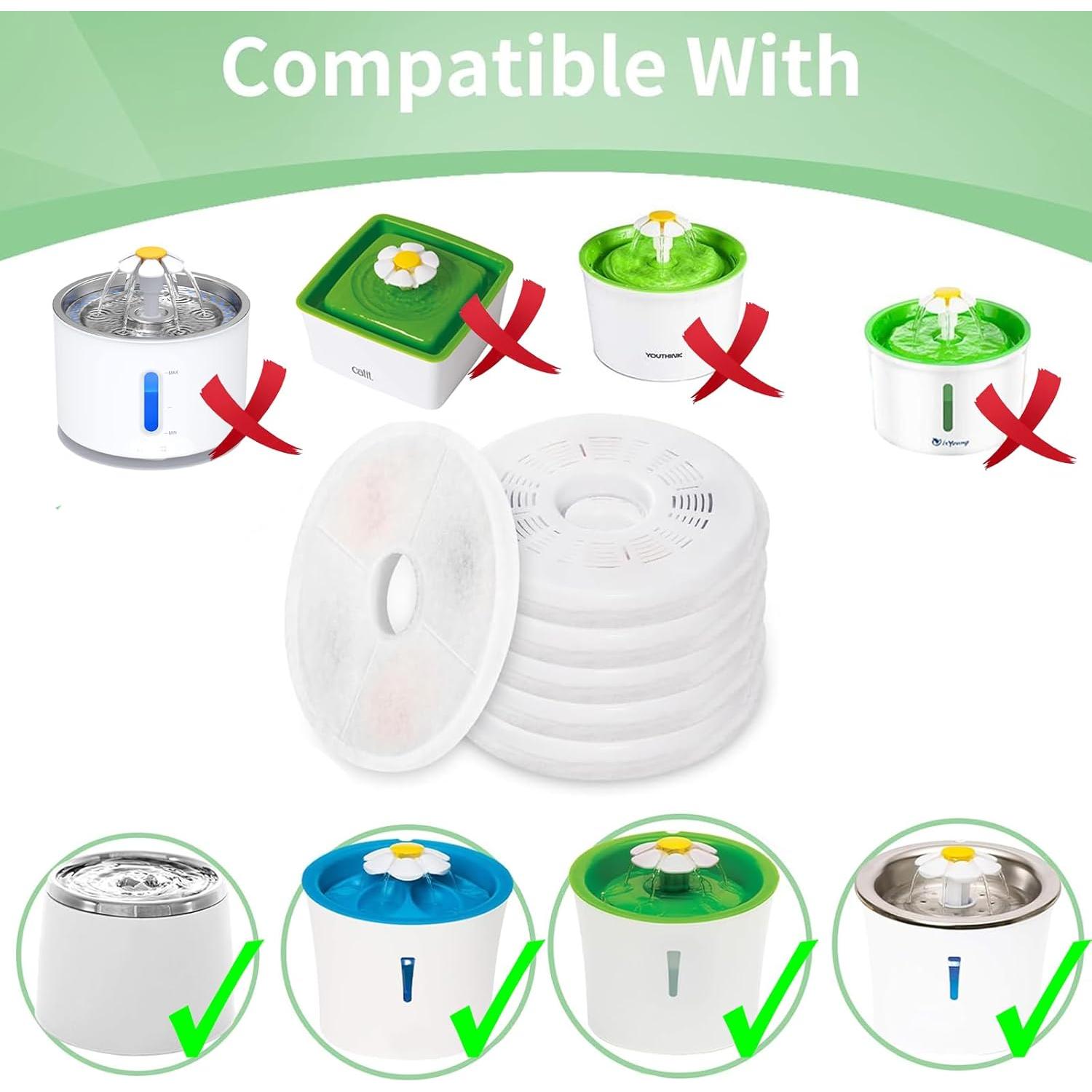 Filtros de Reemplazo Porens para Fuente de Agua 3L - Paquete de 6