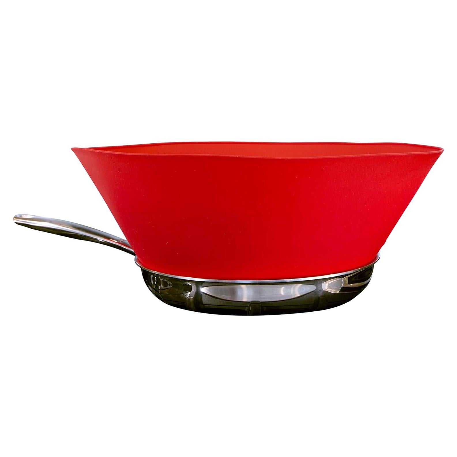 Frywall 25 cm Gowanus - Protector salpicaduras rojo