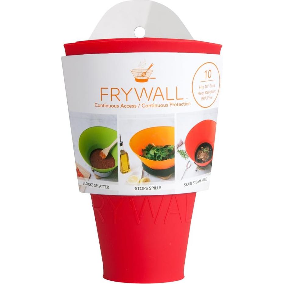 Frywall 25 cm Gowanus - Protector salpicaduras rojo