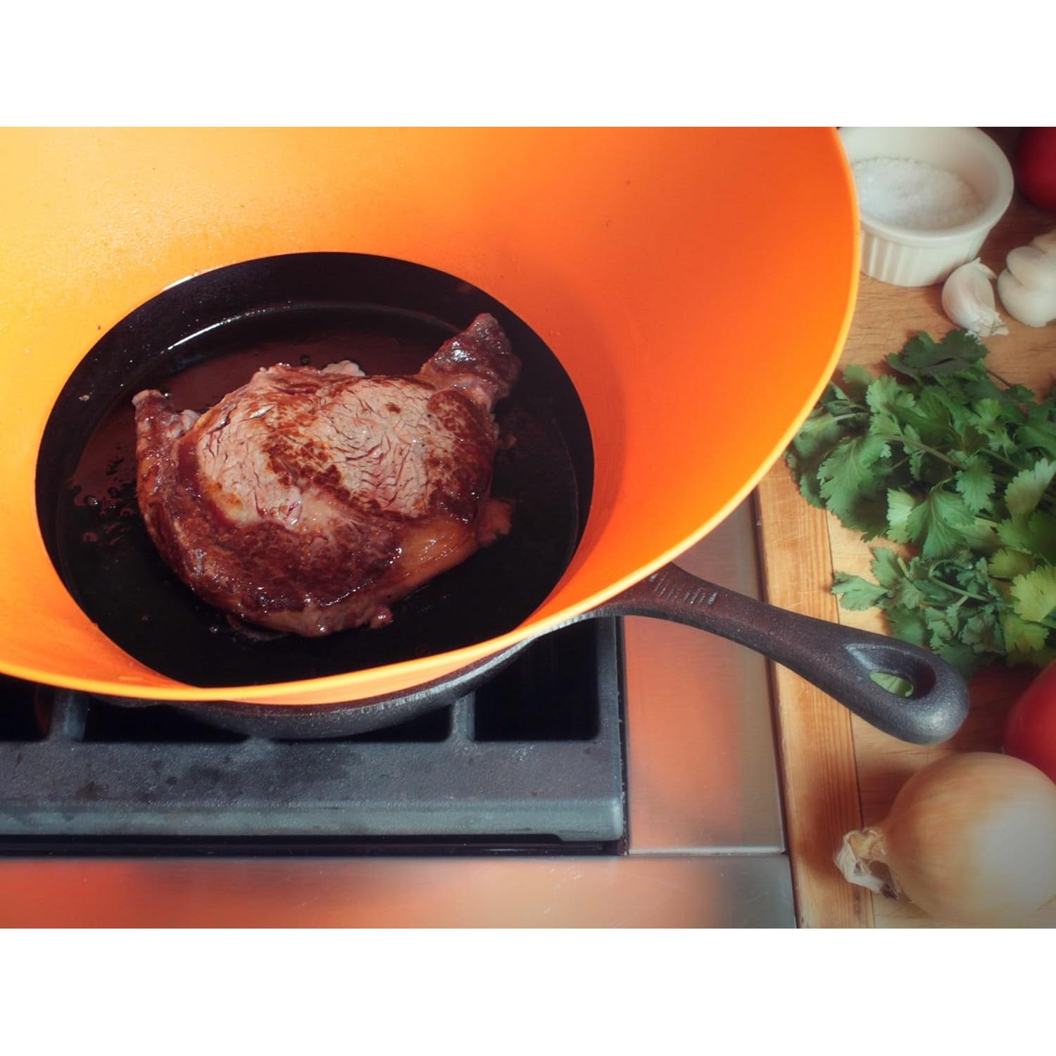 Frywall 25 cm Gowanus - Protector salpicaduras rojo