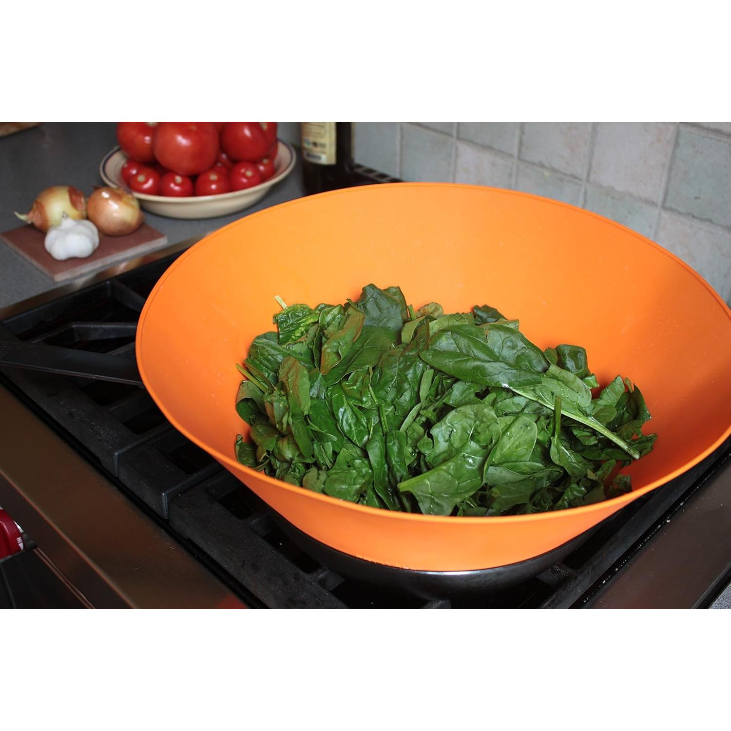 Frywall 25 cm Gowanus - Protector salpicaduras rojo