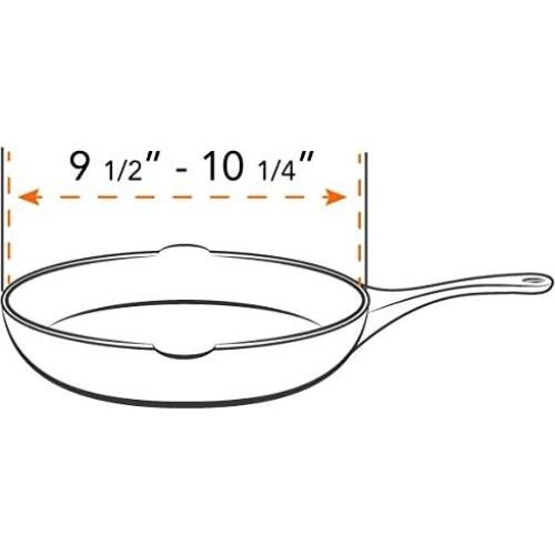 Frywall 25 cm Gowanus - Protector salpicaduras rojo