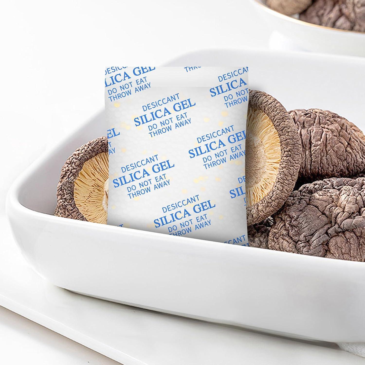 Paquetes de Gel de Sílice 20g - 35 Unidades Deshidratantes Grado Alimenticio