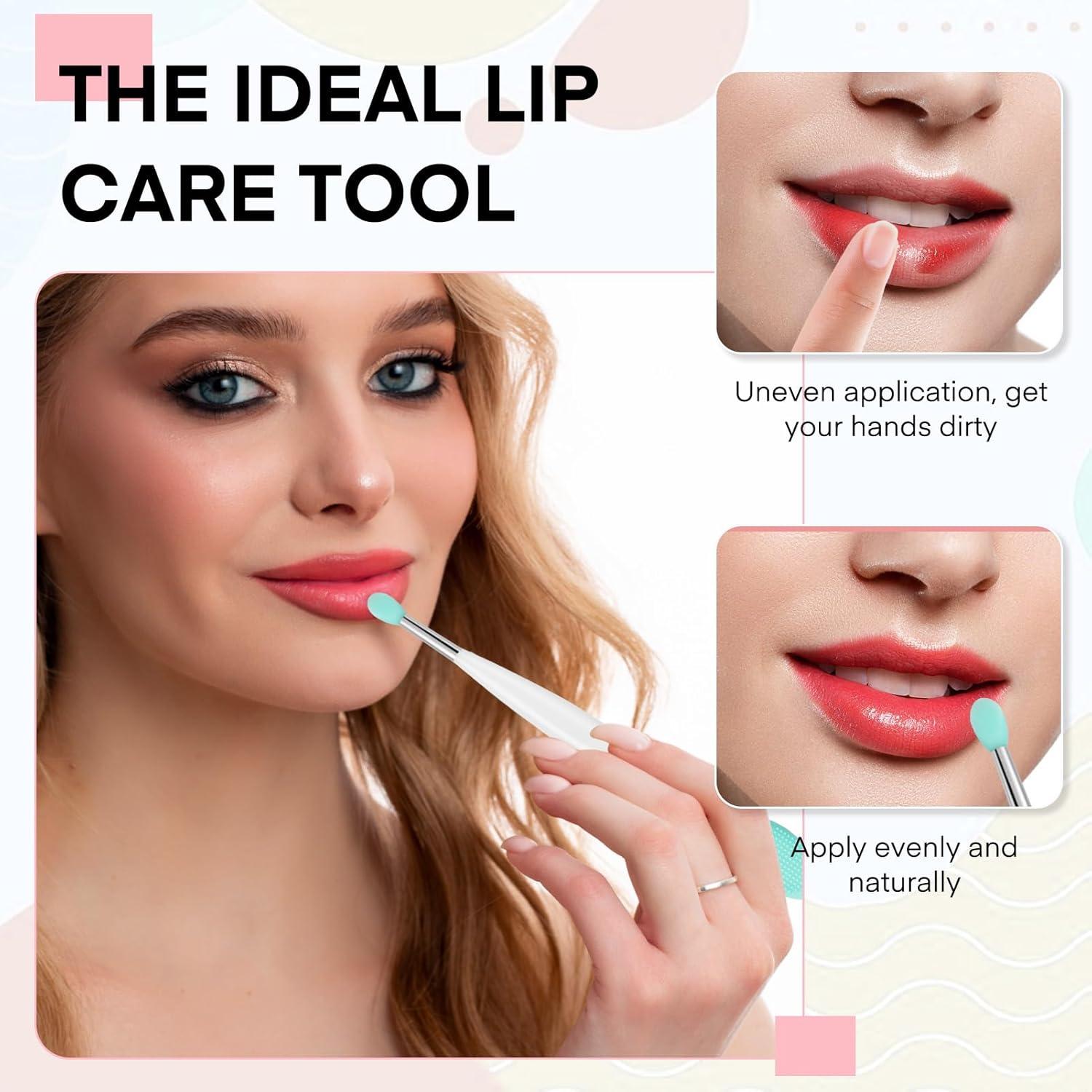 Cepillo Exfoliante de Labios Unaone 3 en 1 - Silicona Suave