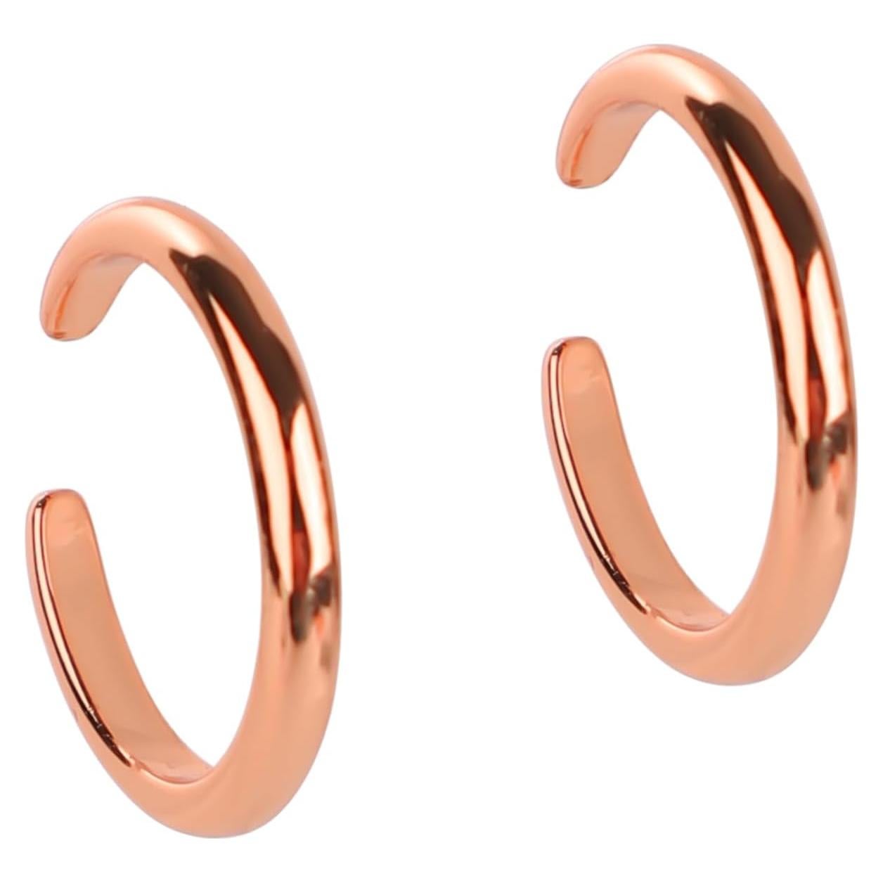 Anillos Ajustables para Dedos de los Pies Mikovivi Oro Rosa - 2 Pcs