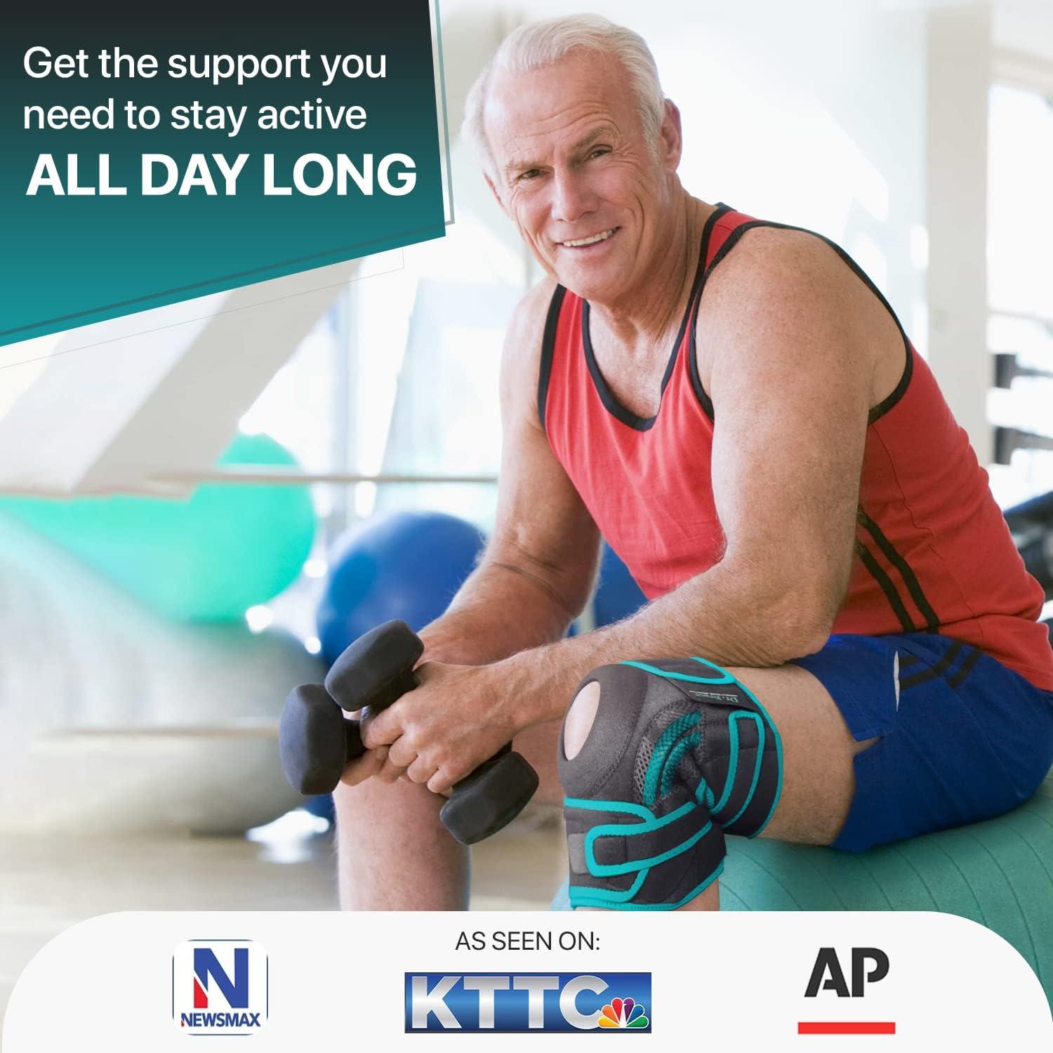 Rodillera DR. BRACE Elite con Estabilizadores y Gel - Pequeño