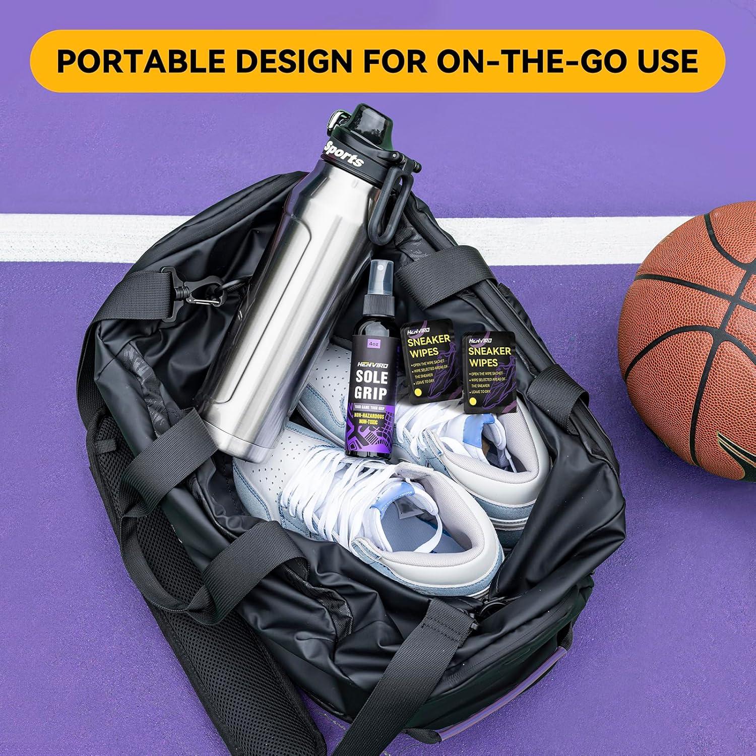 Spray Antideslizante Henviro 113.4 ml + Toallitas para Zapatillas