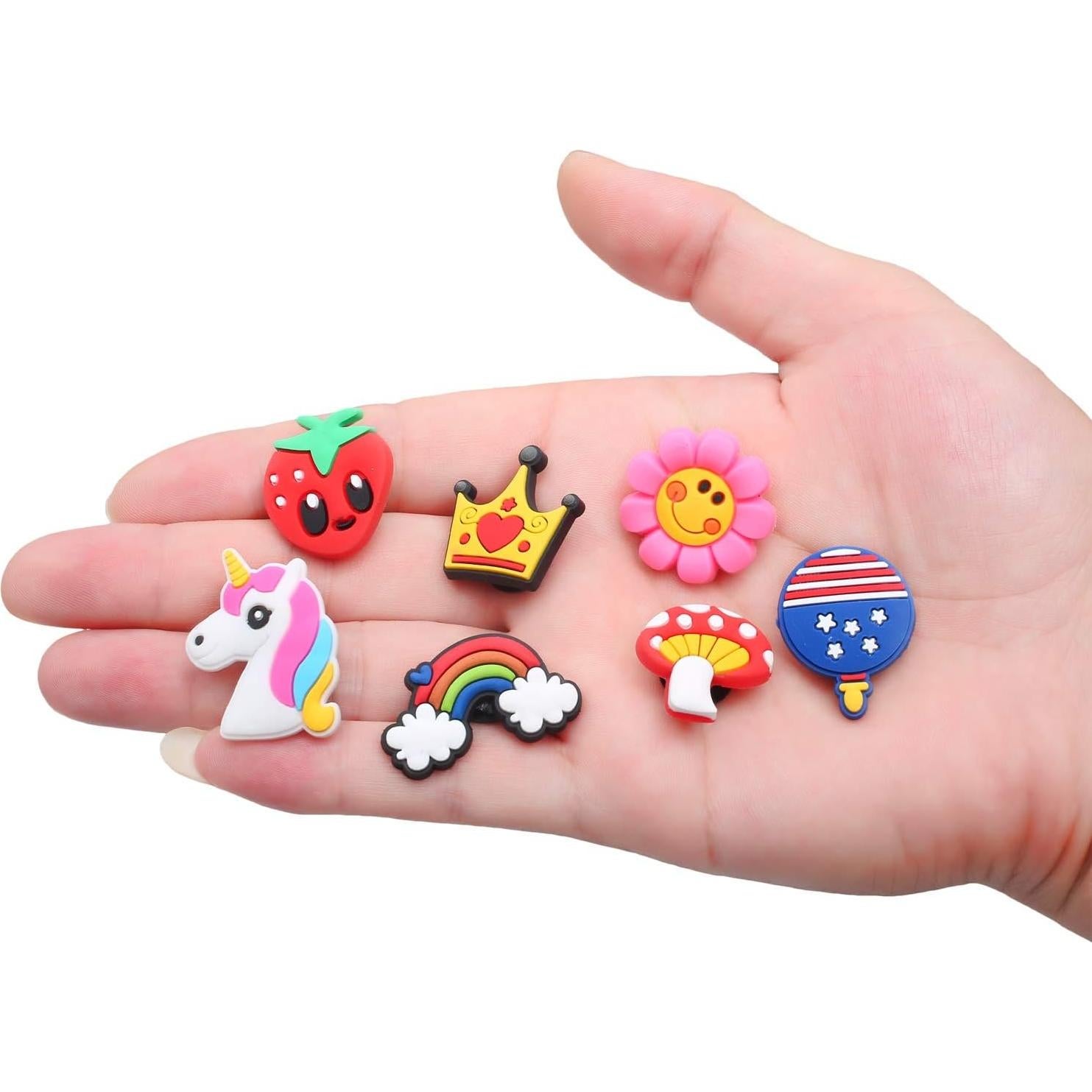 30 Piezas Encantos de PVC para Decoración de Zapatos